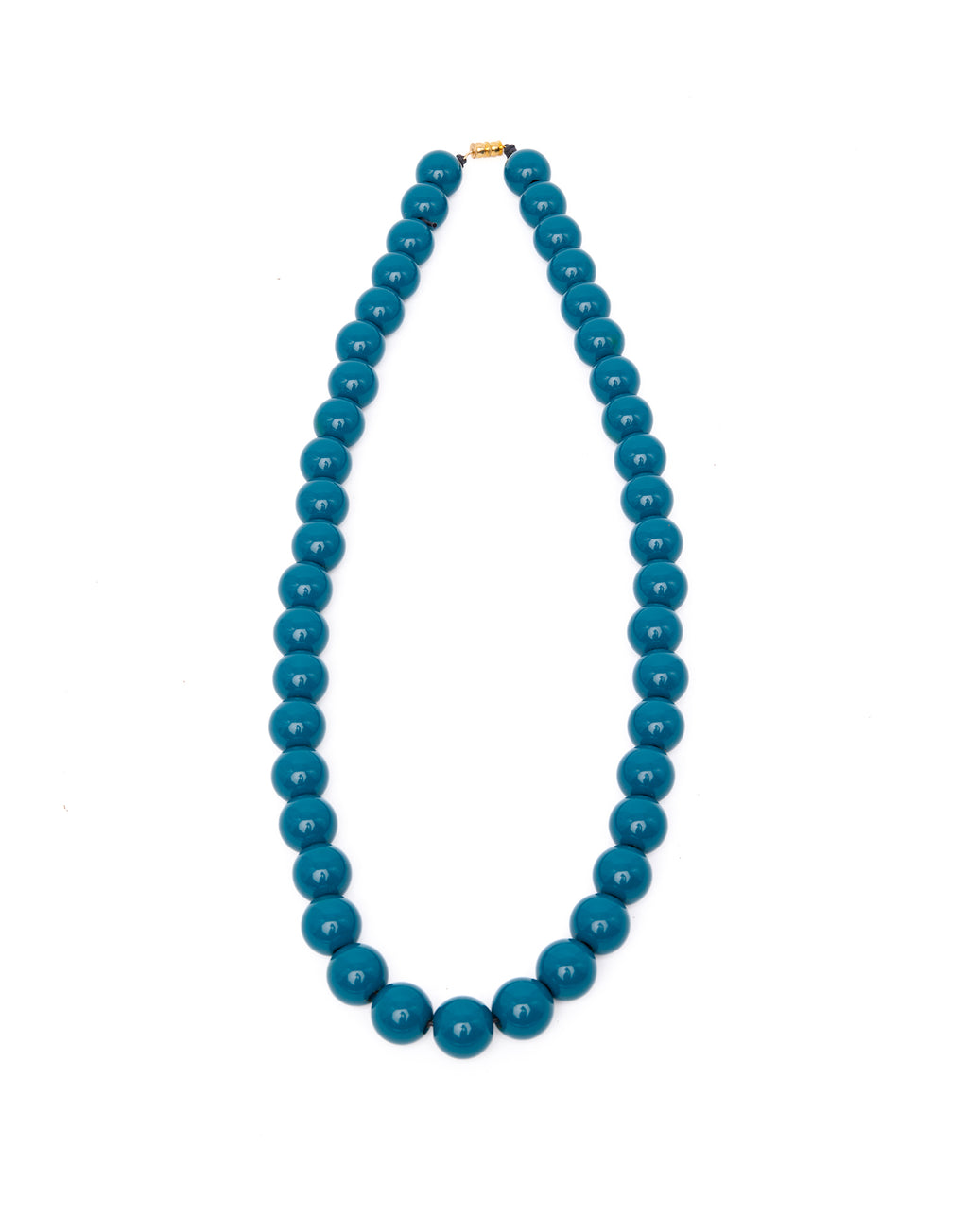 Collana con Maxi Perle in Resina Turchese