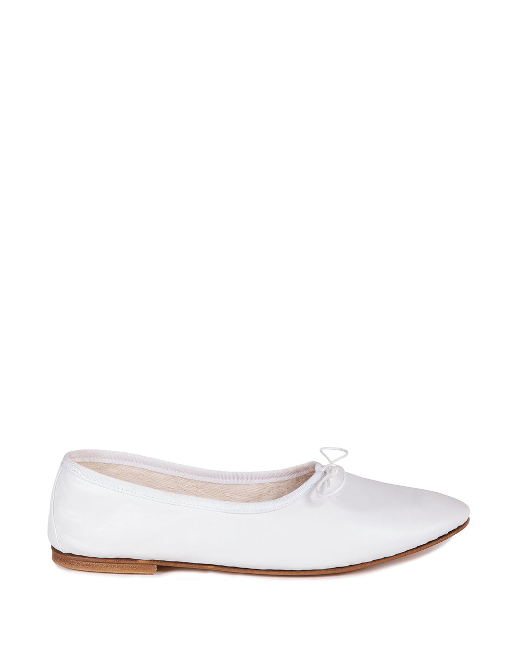 Ballerina Accollata con Lavorazione a Sacchetto