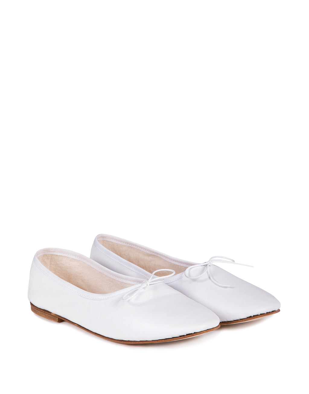 Ballerina Accollata con Lavorazione a Sacchetto