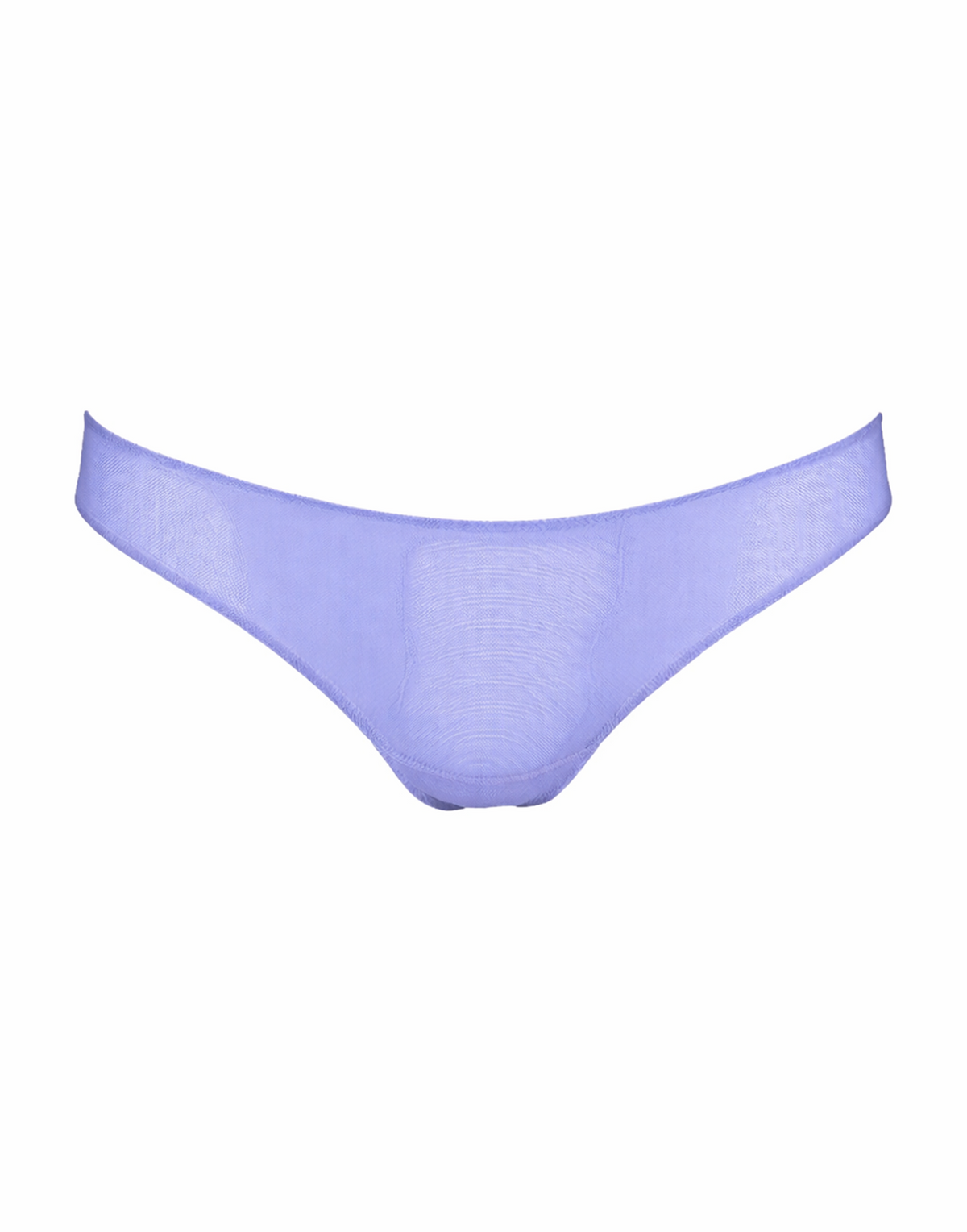 Slip a Brasiliana in Tulle Elasticizzato Lavanda