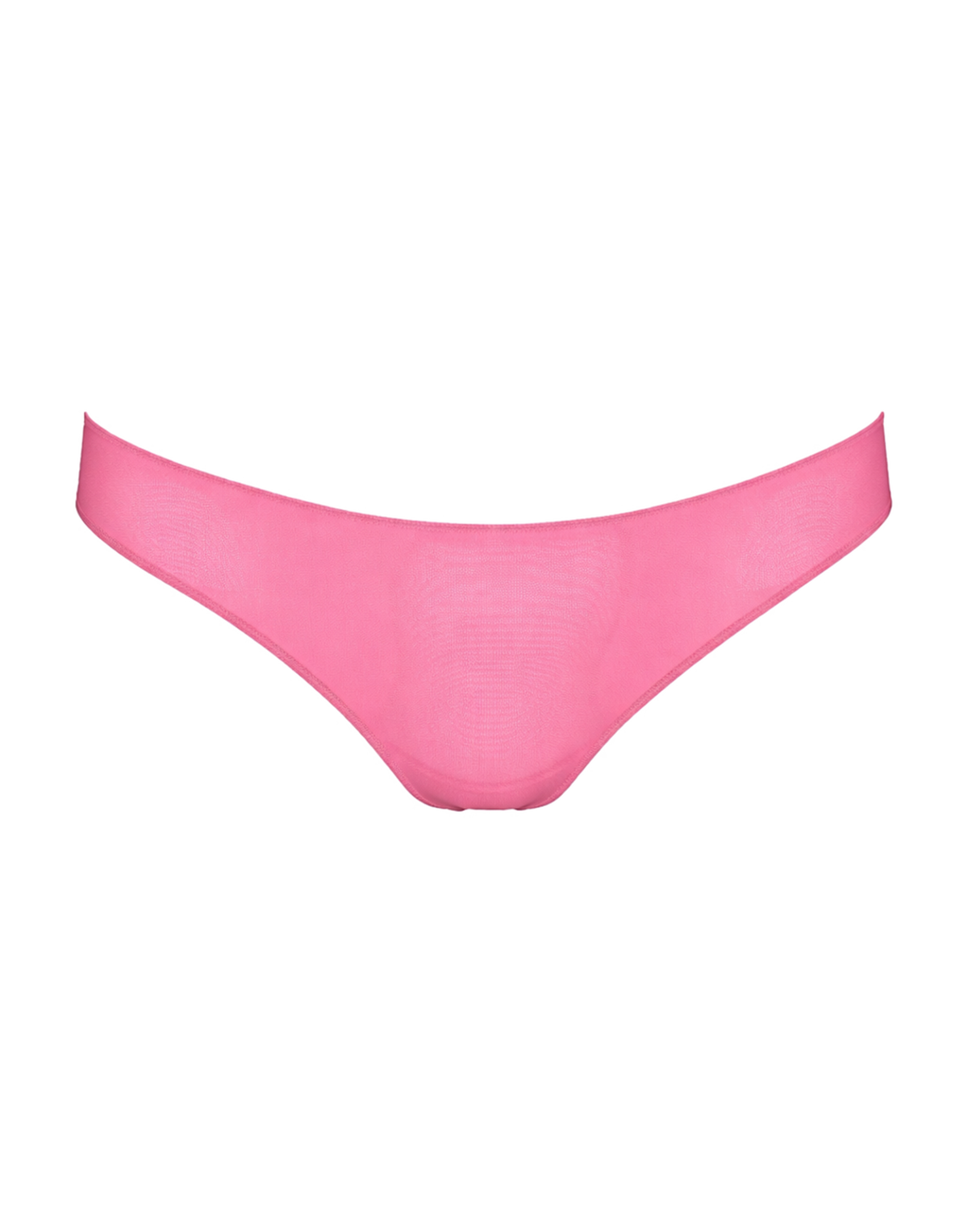 Slip a Brasiliana in Tulle Elasticizzato Rosa