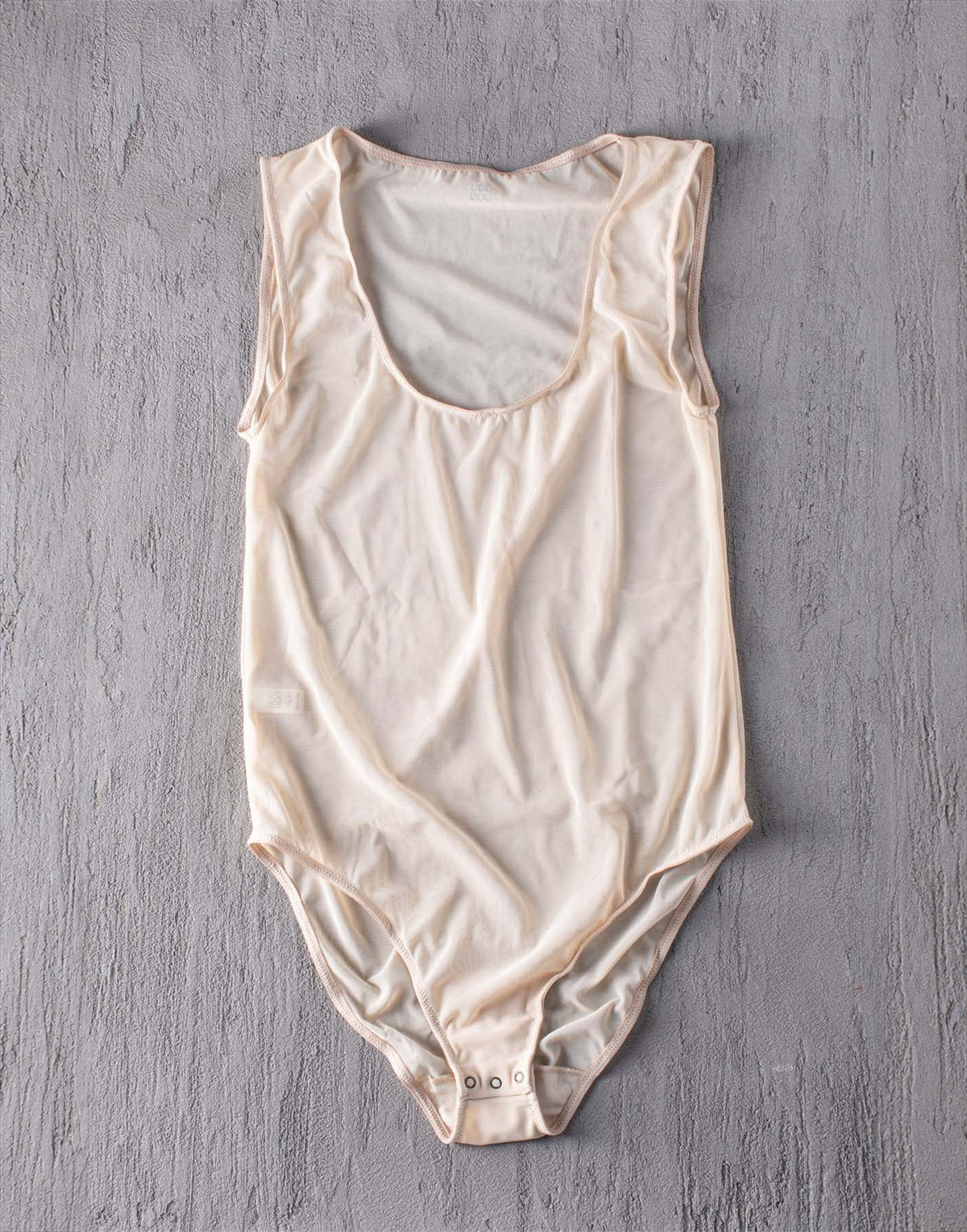 Body in Tulle Elasticizzato Nude
