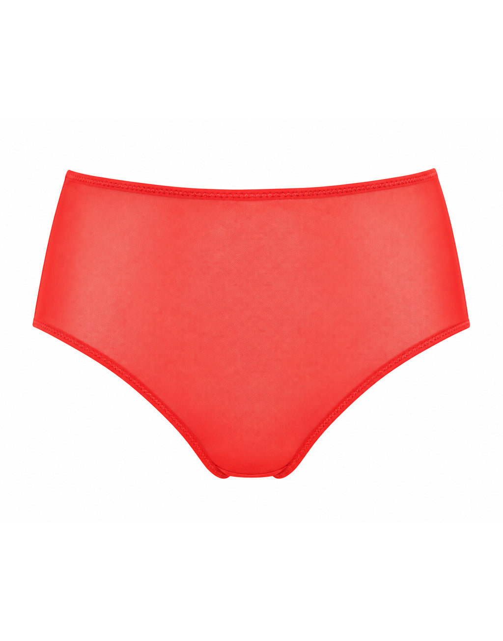 Slip a Culotte in Tulle Elasticizzato Corallo