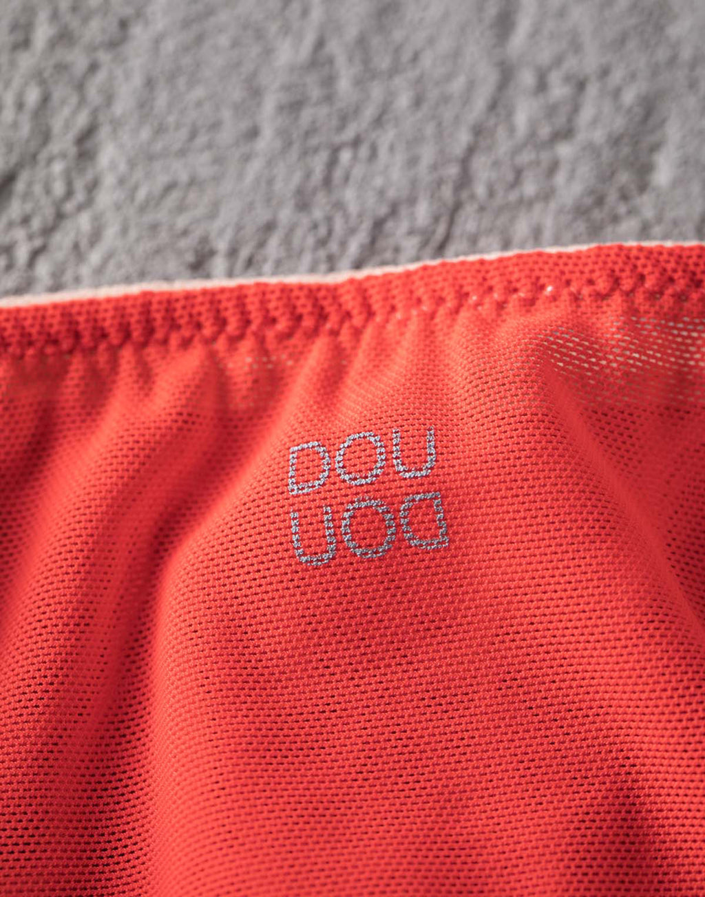 Slip a Culotte in Tulle Elasticizzato Corallo
