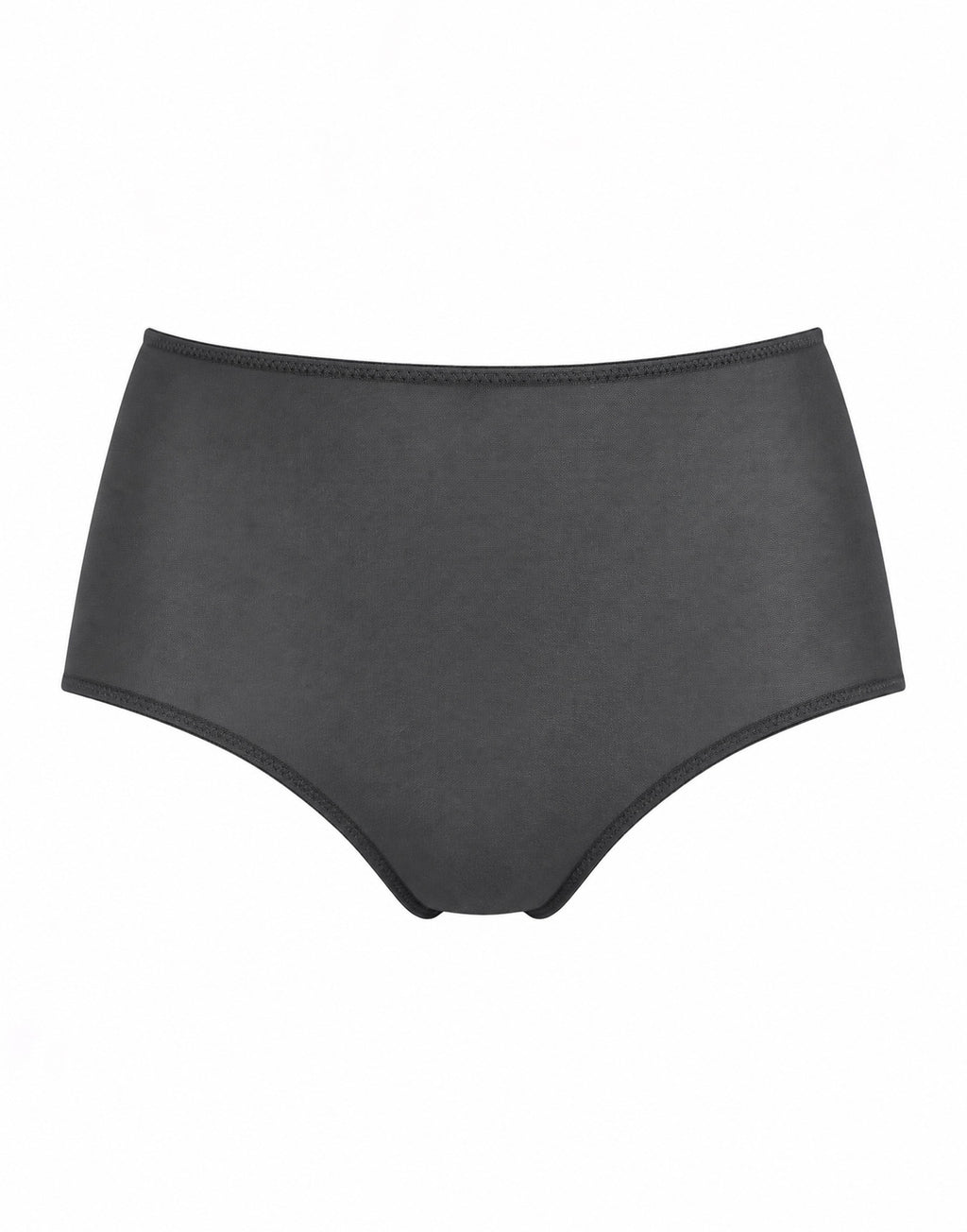 Slip a Culotte in Tulle Elasticizzato Grigio