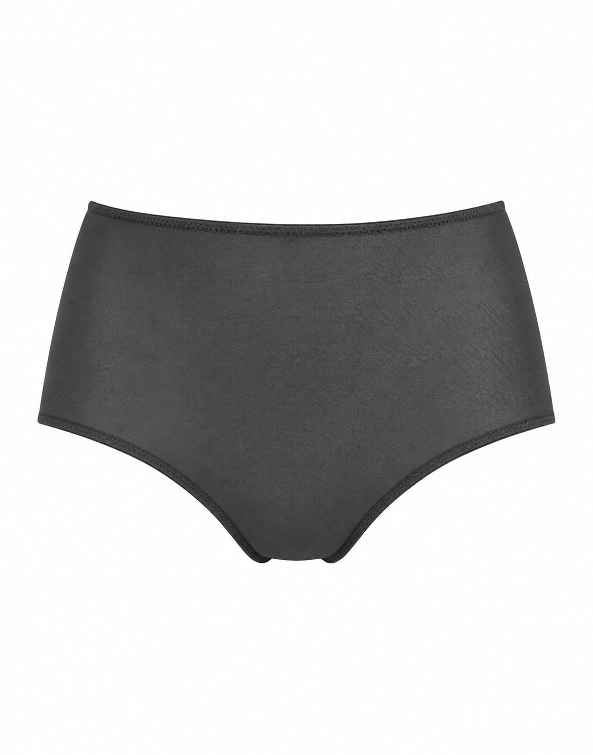 Slip a Culotte in Tulle Elasticizzato Grigio