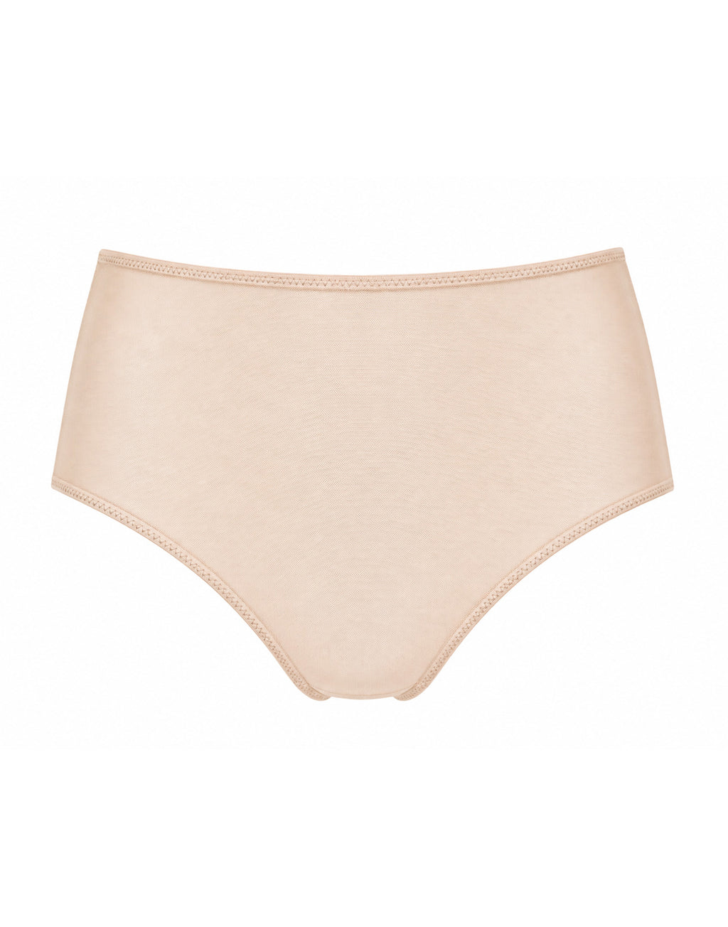 Slip a Culotte in Tulle Elasticizzato Nude
