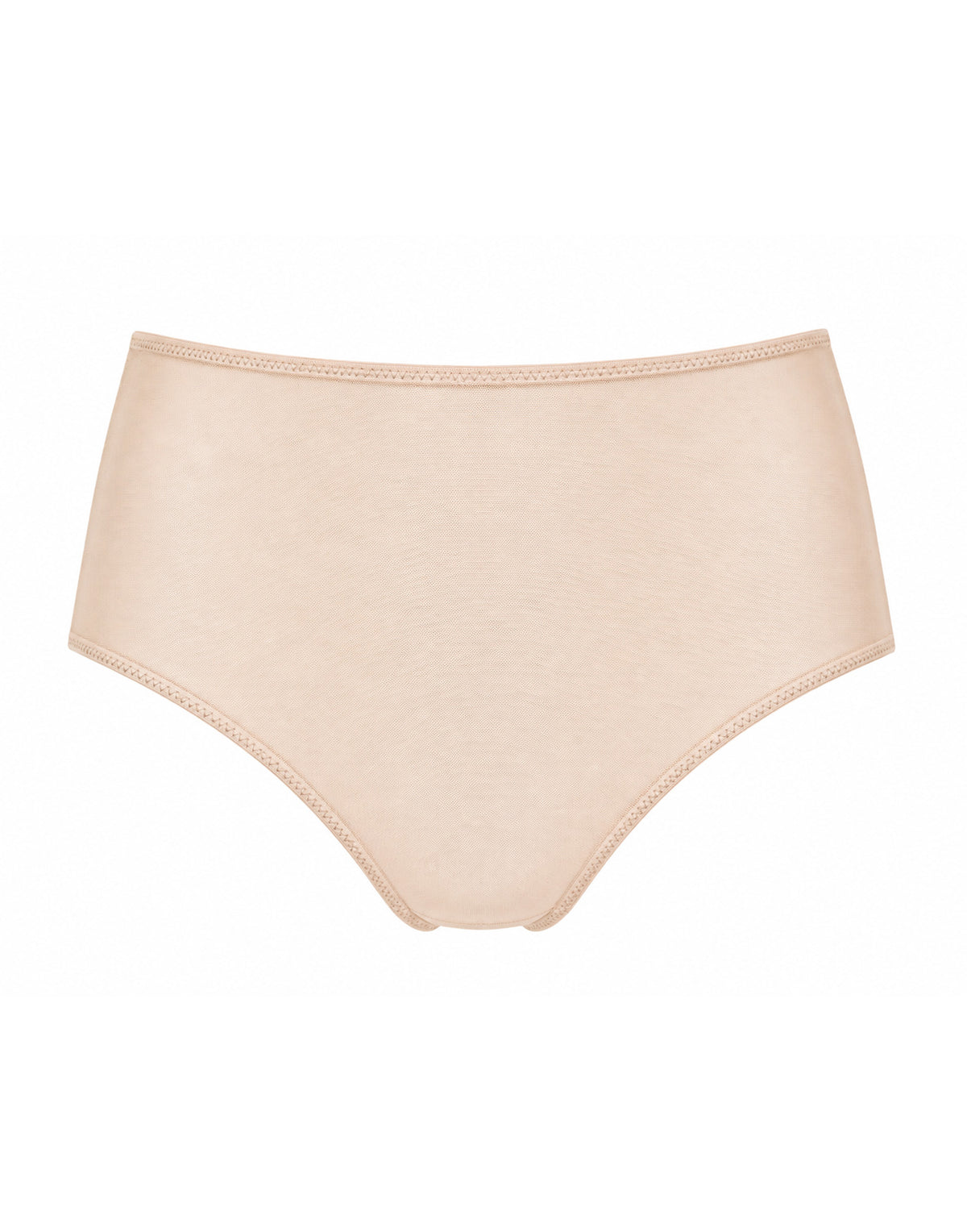 Slip a Culotte in Tulle Elasticizzato Nude