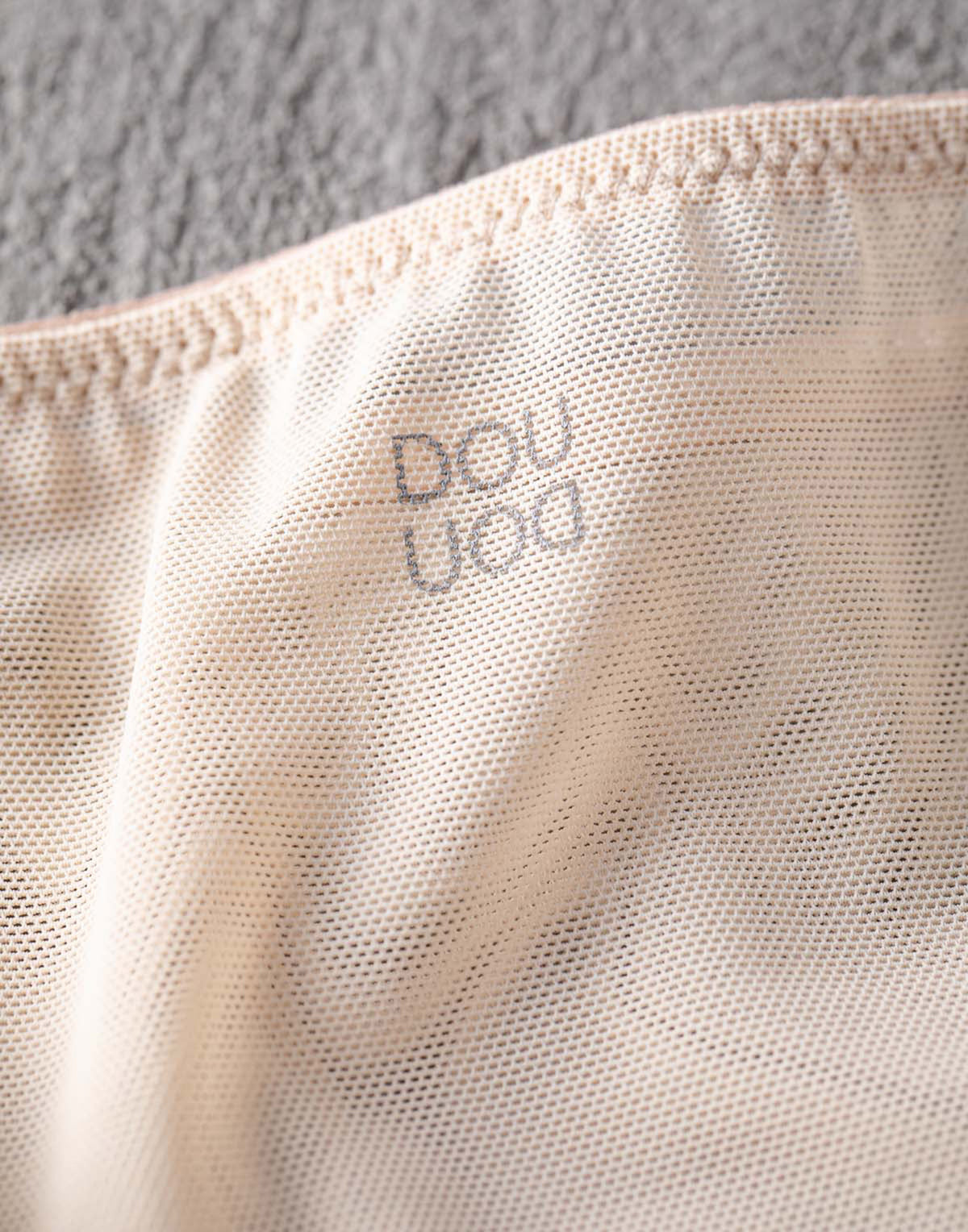 Slip a Culotte in Tulle Elasticizzato Nude
