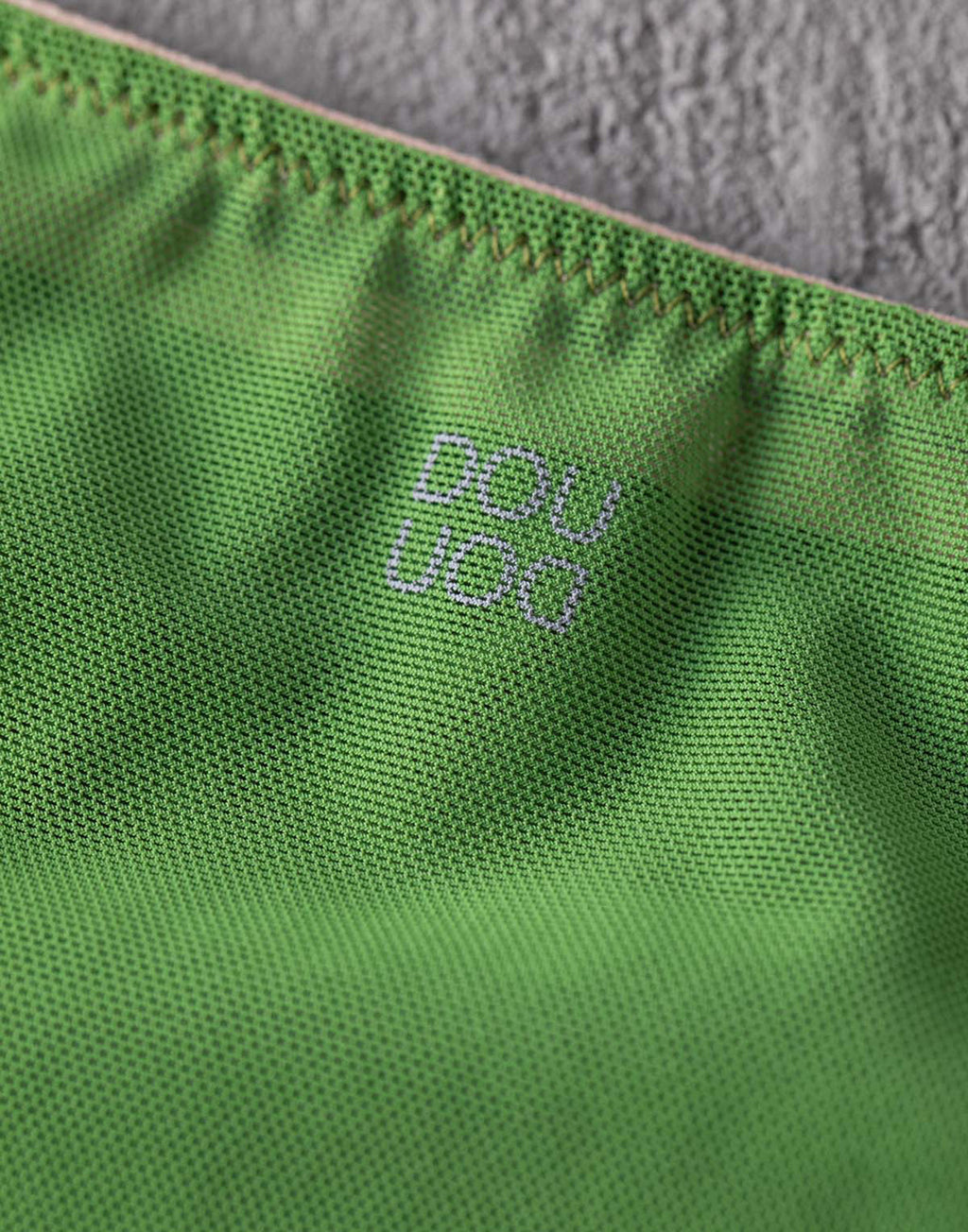 Slip a Culotte in Tulle Elasticizzato Verde