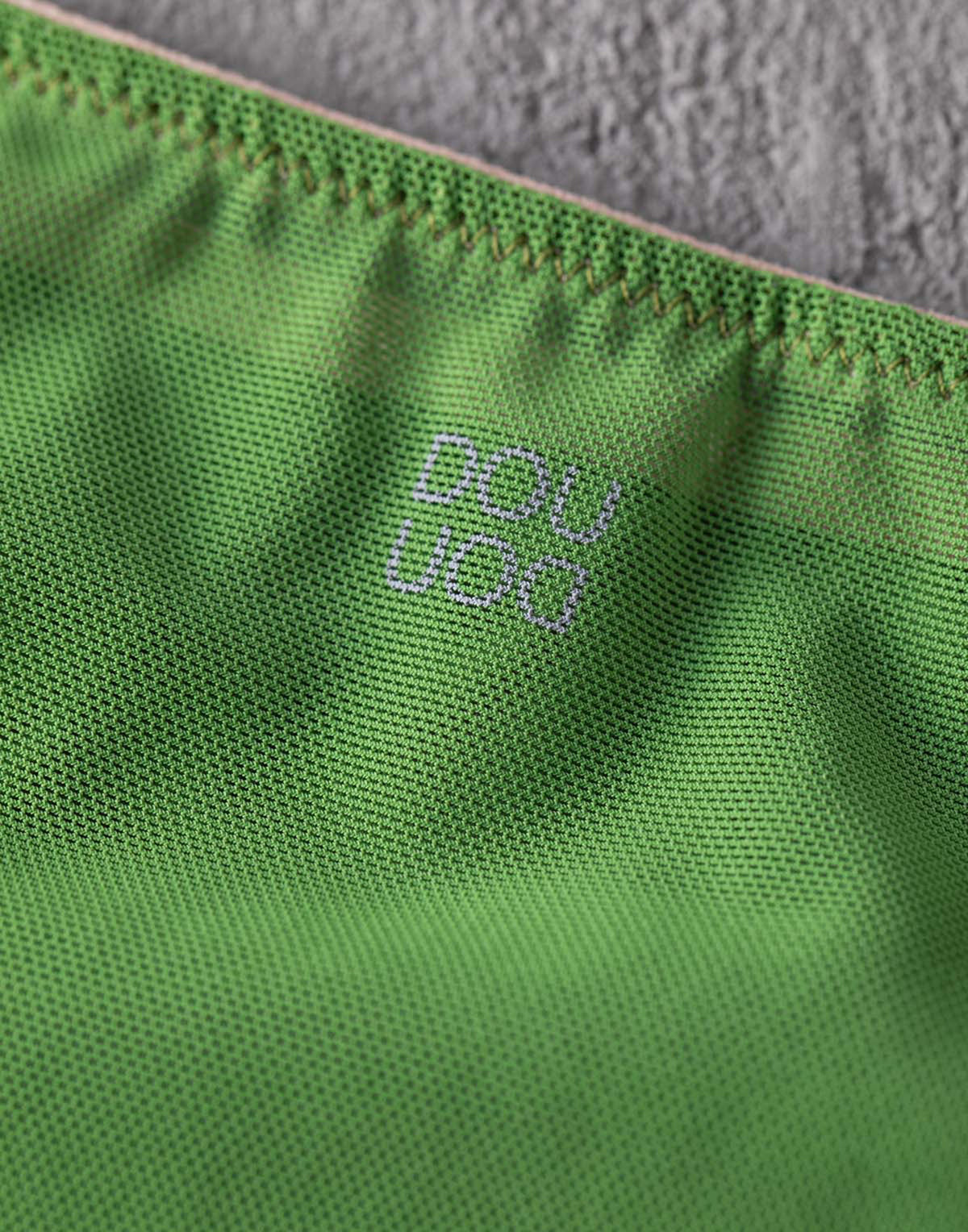 Slip a Culotte in Tulle Elasticizzato Verde