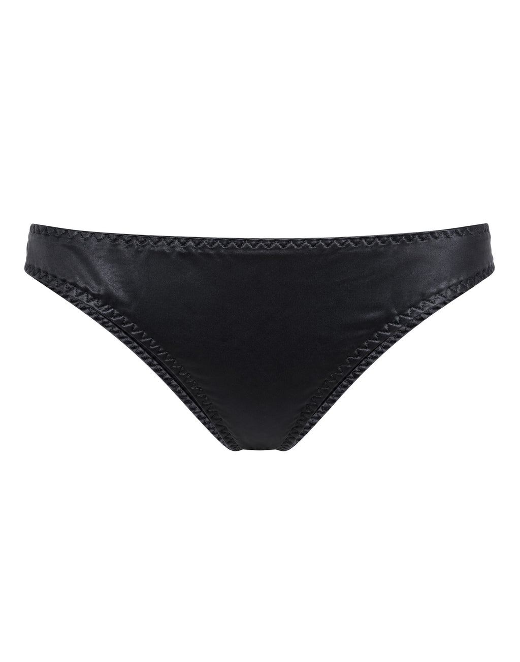 Slip Classico in Seta Antracite