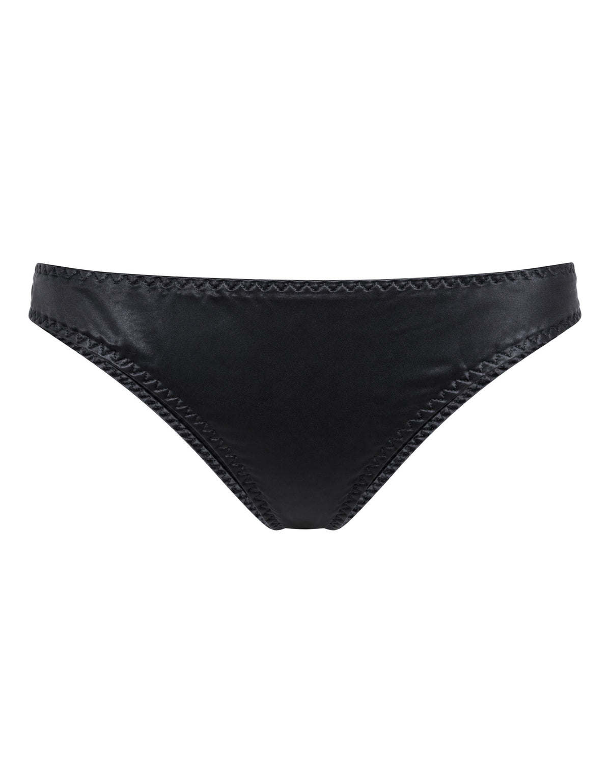 Slip Classico in Seta Antracite