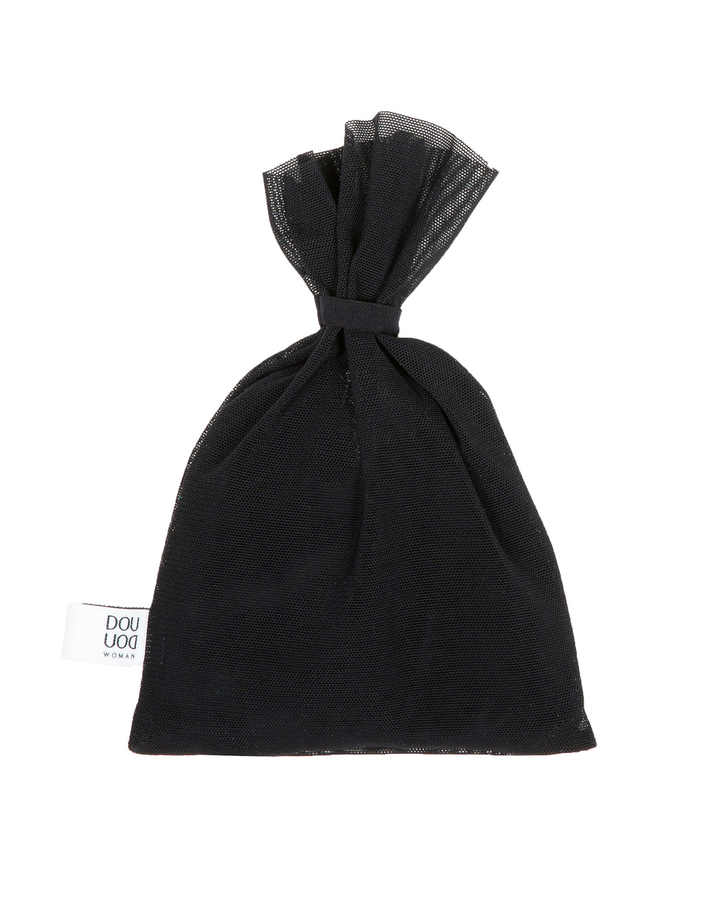 Slip a Brasiliana in Tulle Elasticizzato Nero