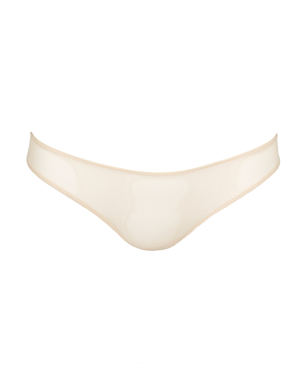 Slip a Brasiliana in Tulle Elasticizzato Nude