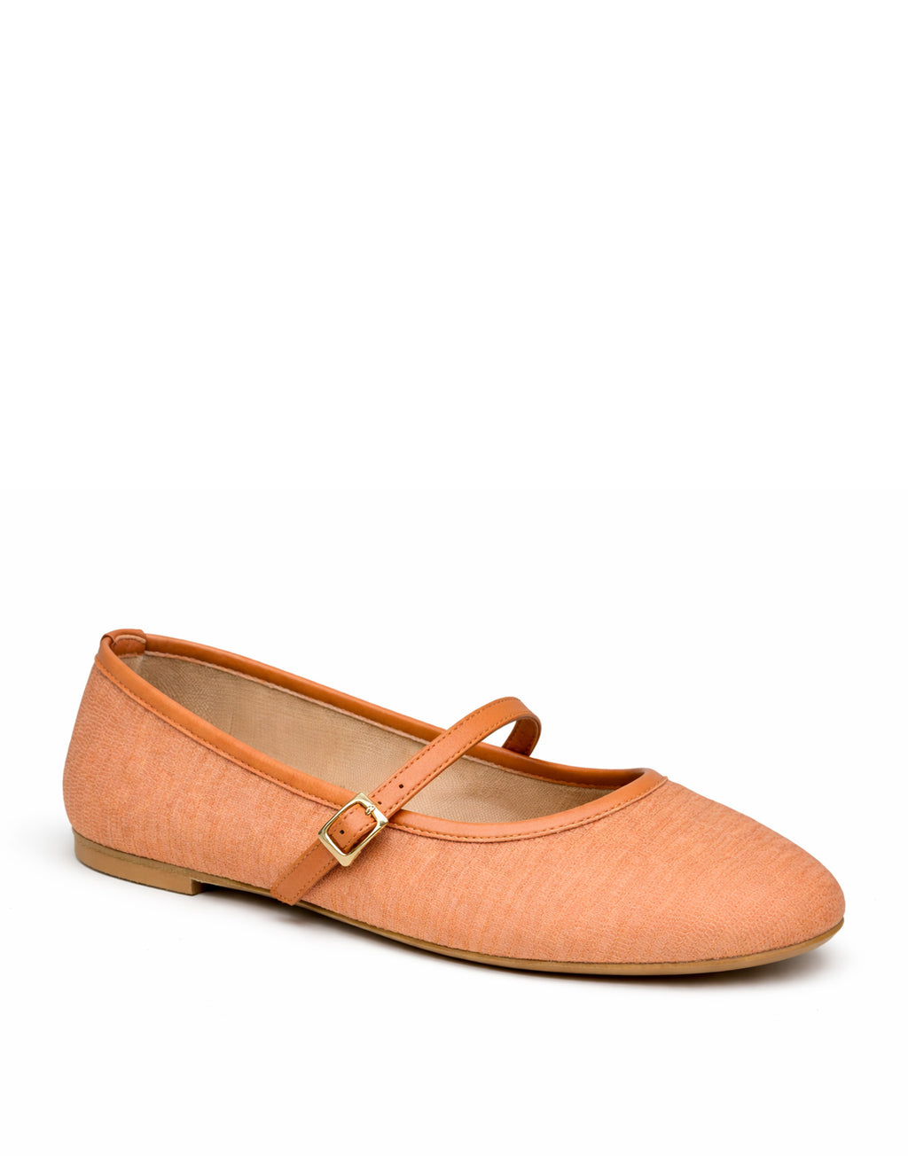 Ballerine Mary Jane in Tessuto Mattone