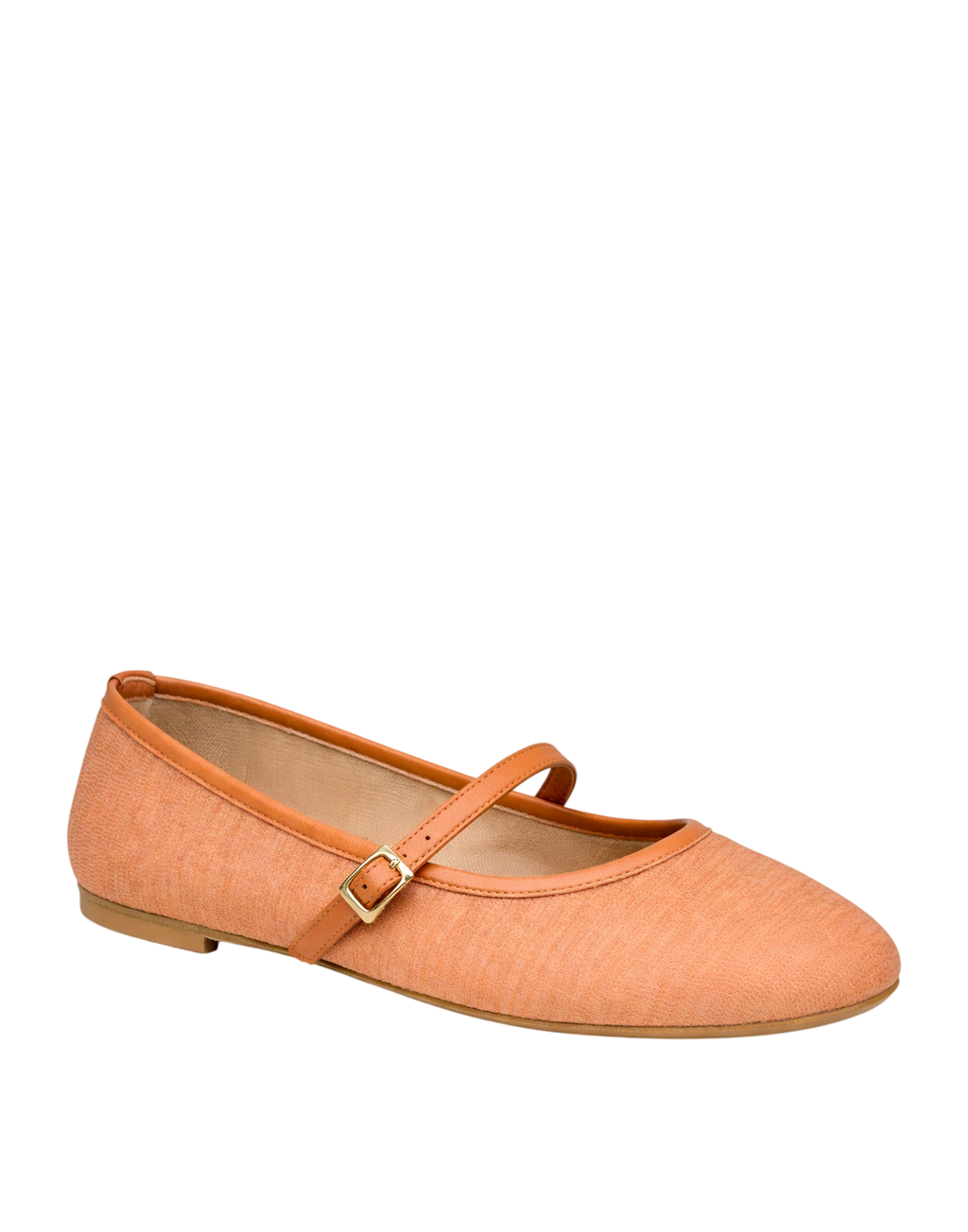 Ballerine Mary Jane in Tessuto Mattone