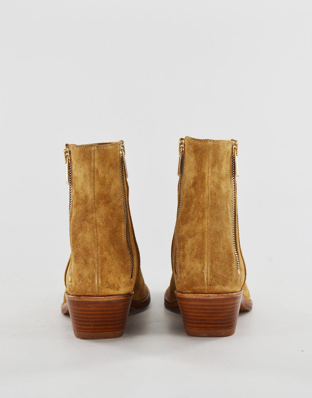 Stivaletti Texani Doppia Zip in Crosta Recife