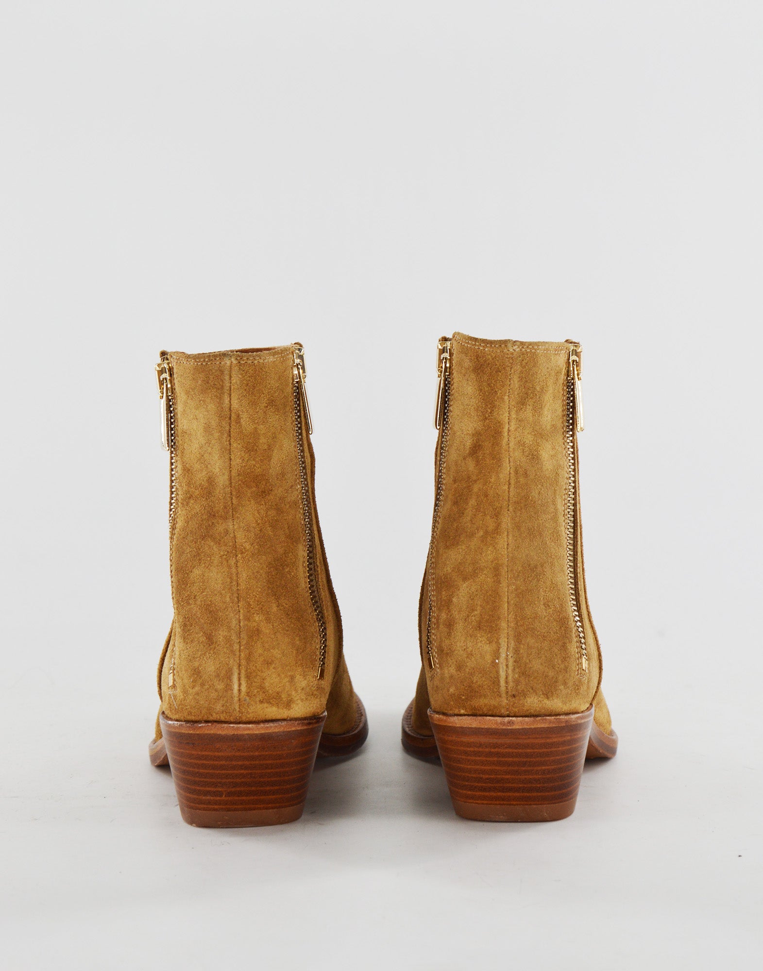 Stivaletti Texani Doppia Zip in Crosta Recife