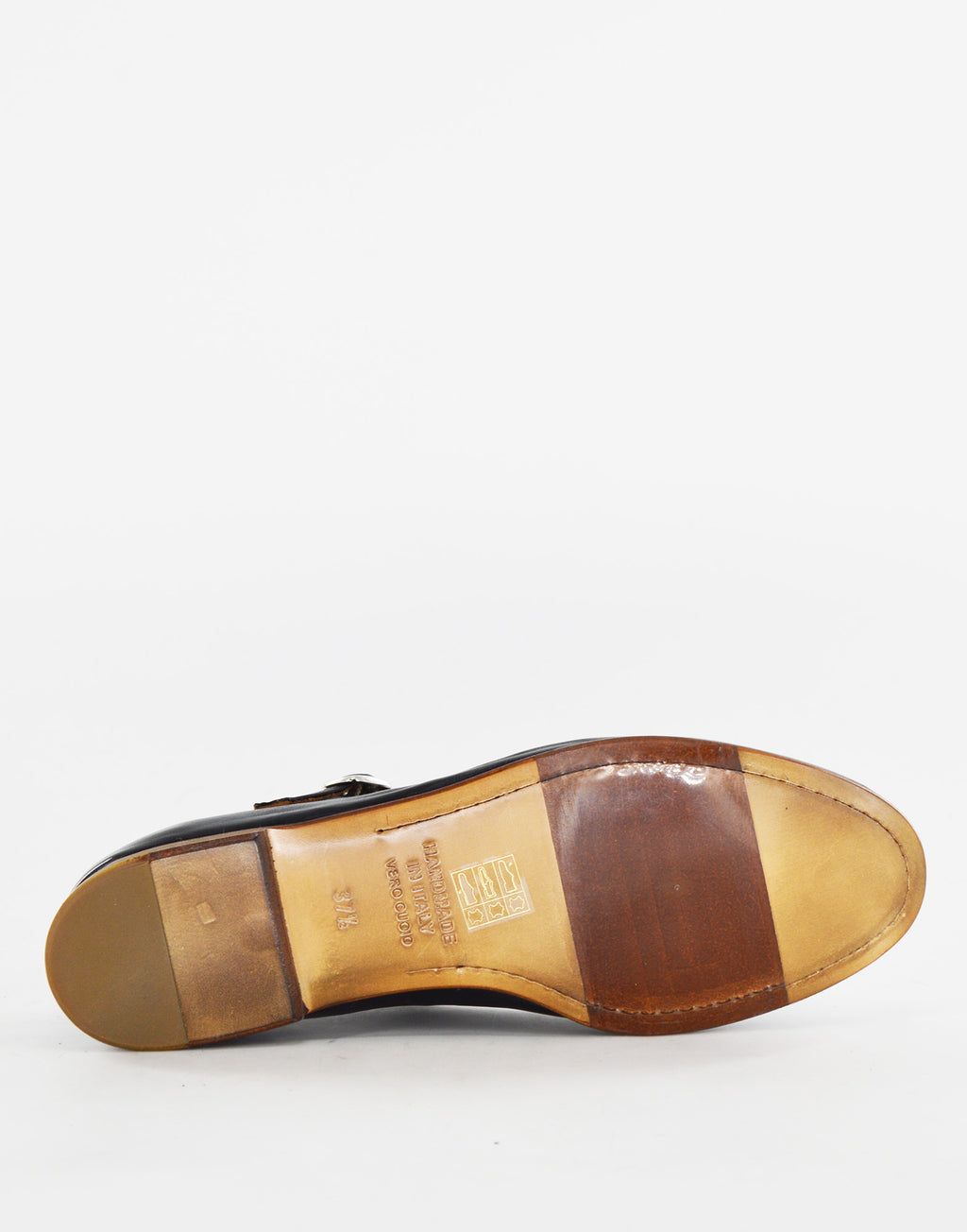 Ballerine T-Bar in Pelle Glam Nera