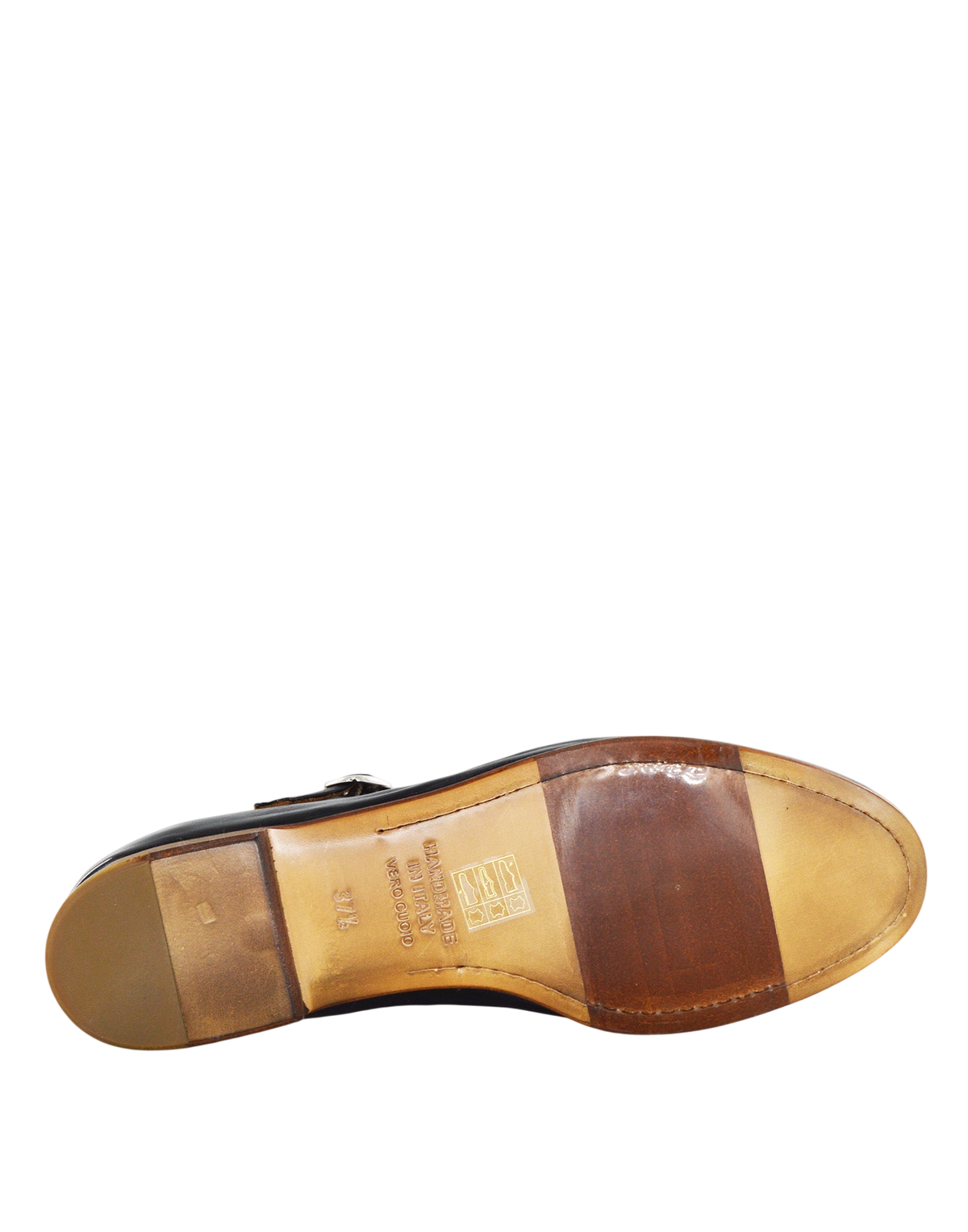 Ballerine T-Bar in Pelle Glam Nera