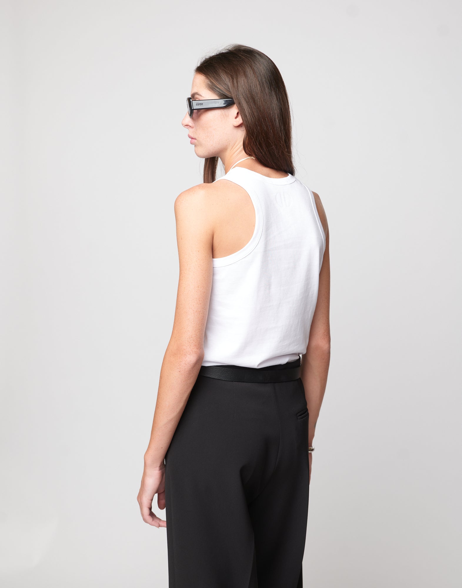 Top Tank Smanicato Logo DD Off White