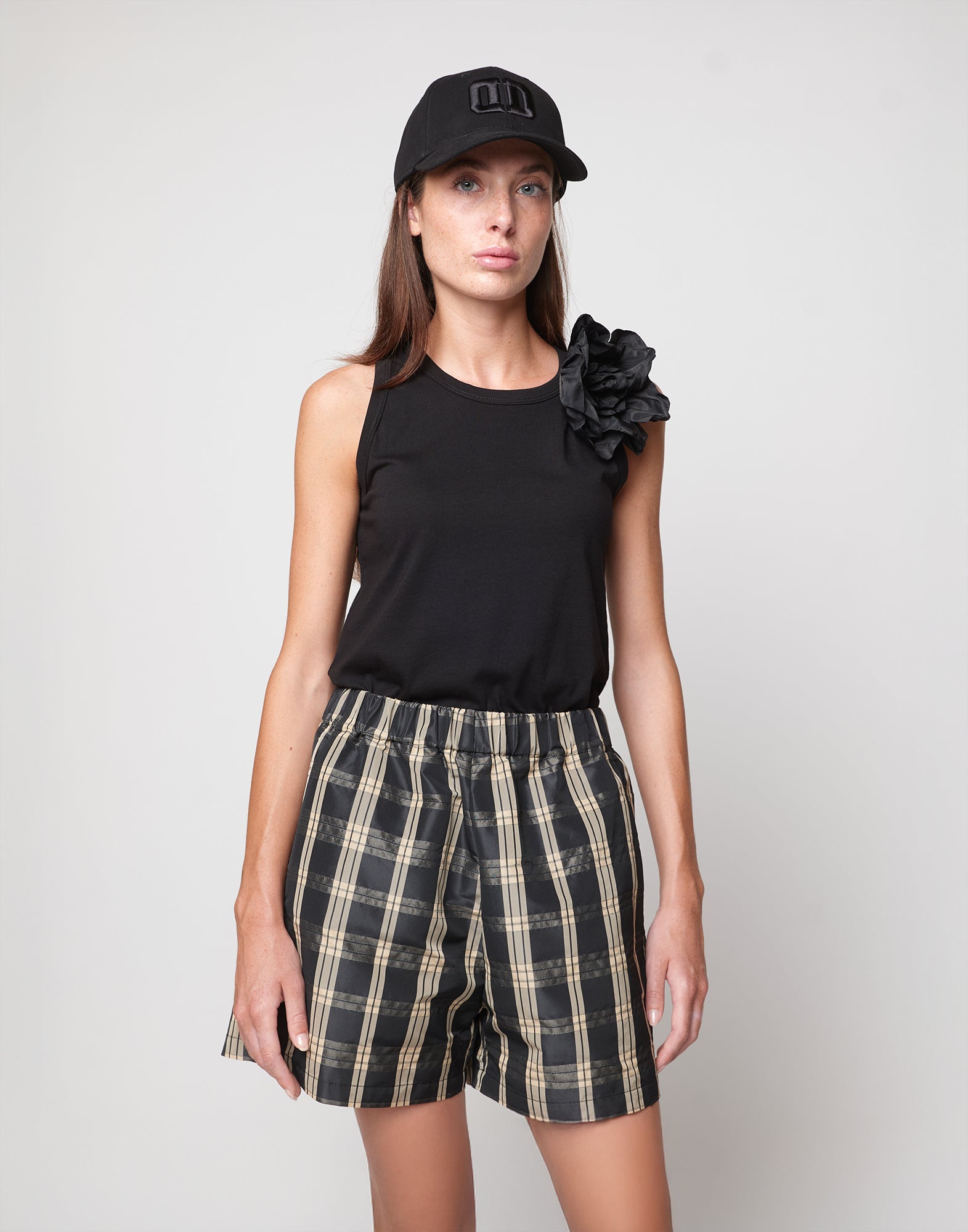 Top Tank Smanicato Logo DD Nero