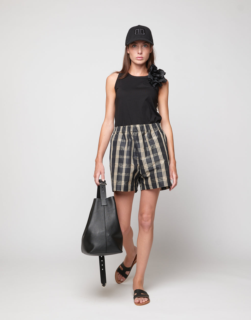 Top Tank Smanicato Logo DD Nero