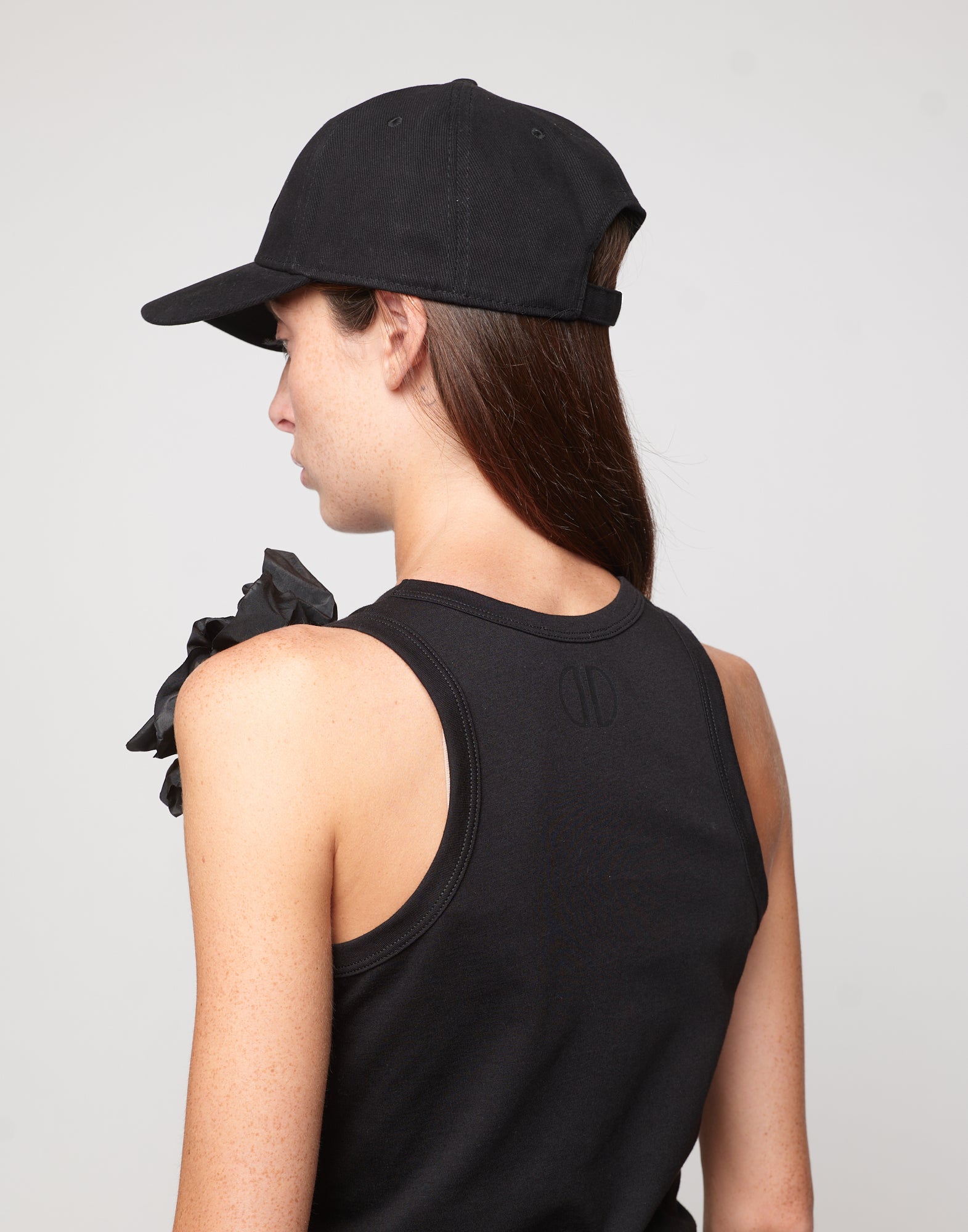Top Tank Smanicato Logo DD Nero