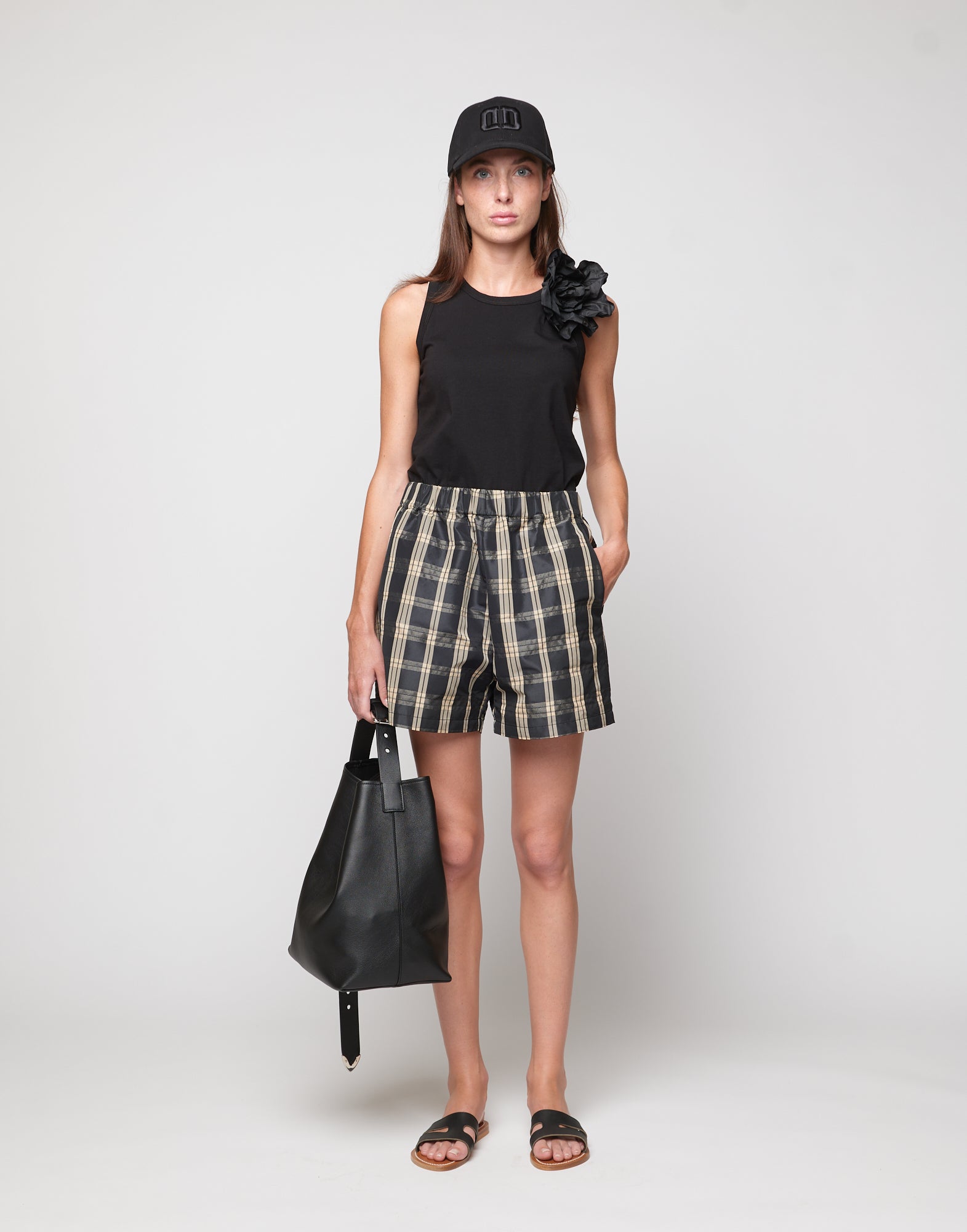 Top Tank Smanicato Logo DD Nero