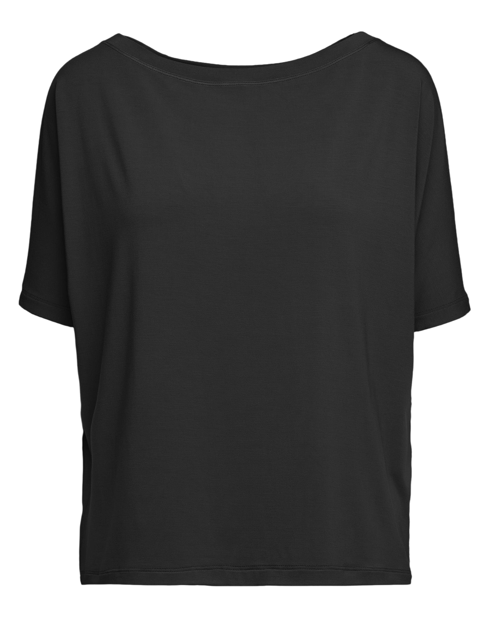 T-shirt Kimono in Bamboo Nera