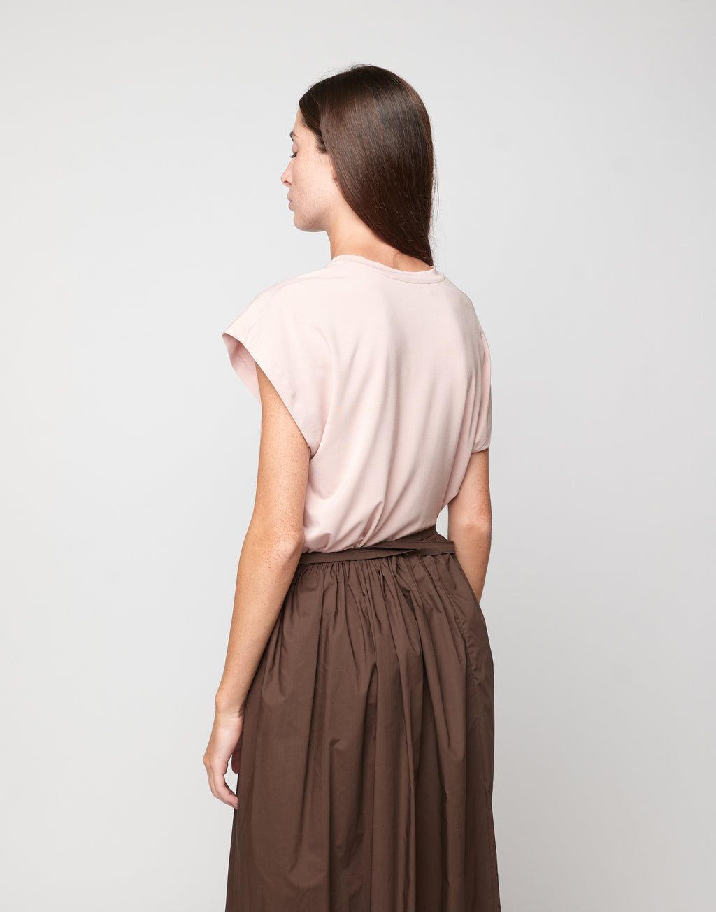 Top a Spalla Larga in Bamboo Petalo