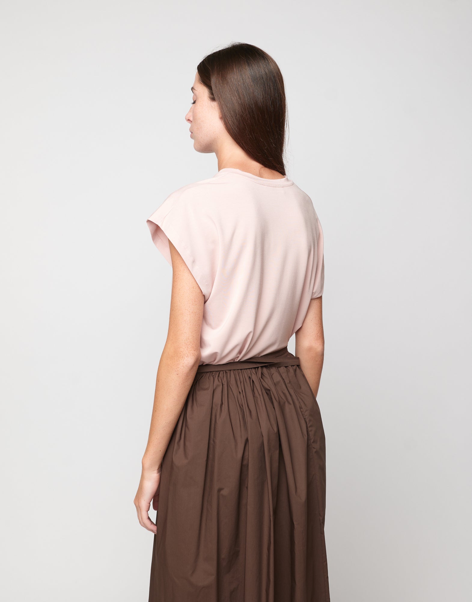 Top a Spalla Larga in Bamboo Petalo