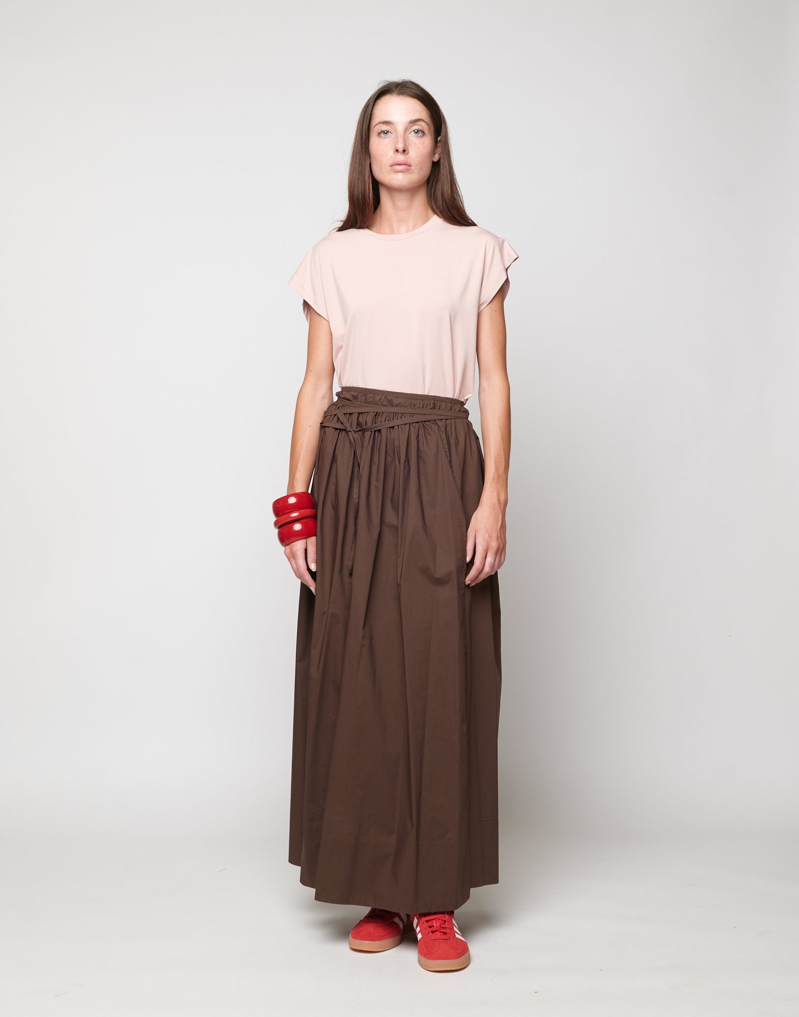 Top a Spalla Larga in Bamboo Petalo