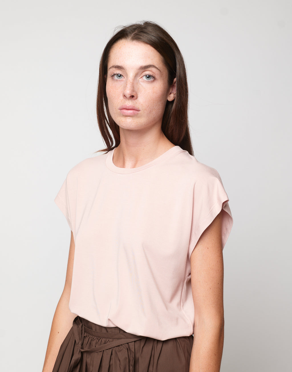 Top a Spalla Larga in Bamboo Petalo