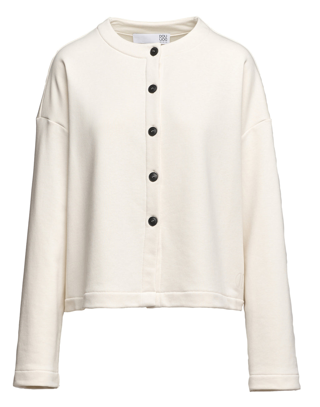 Cardigan in Felpa Light Logo DD Burro