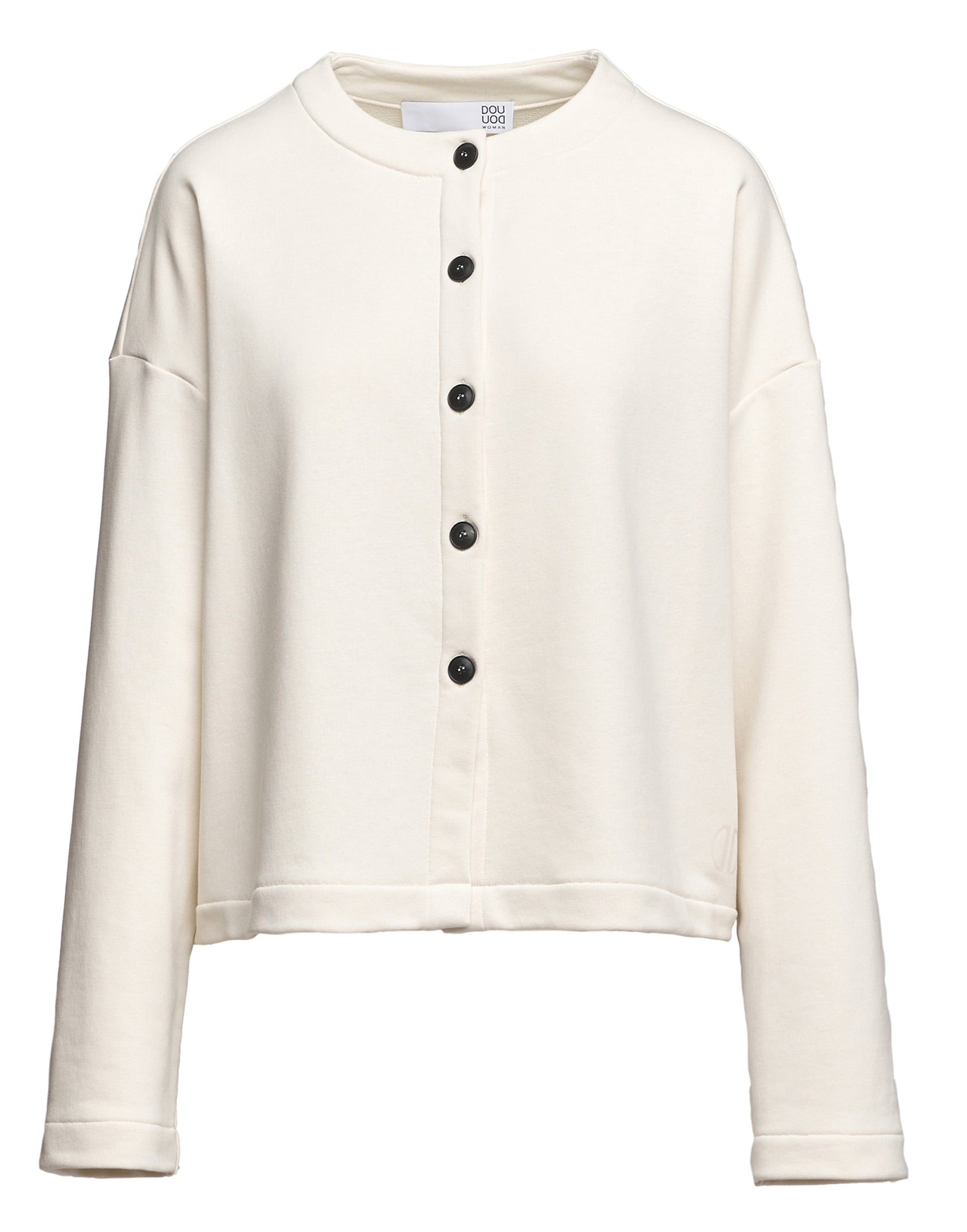 Cardigan in Felpa Light Logo DD Burro