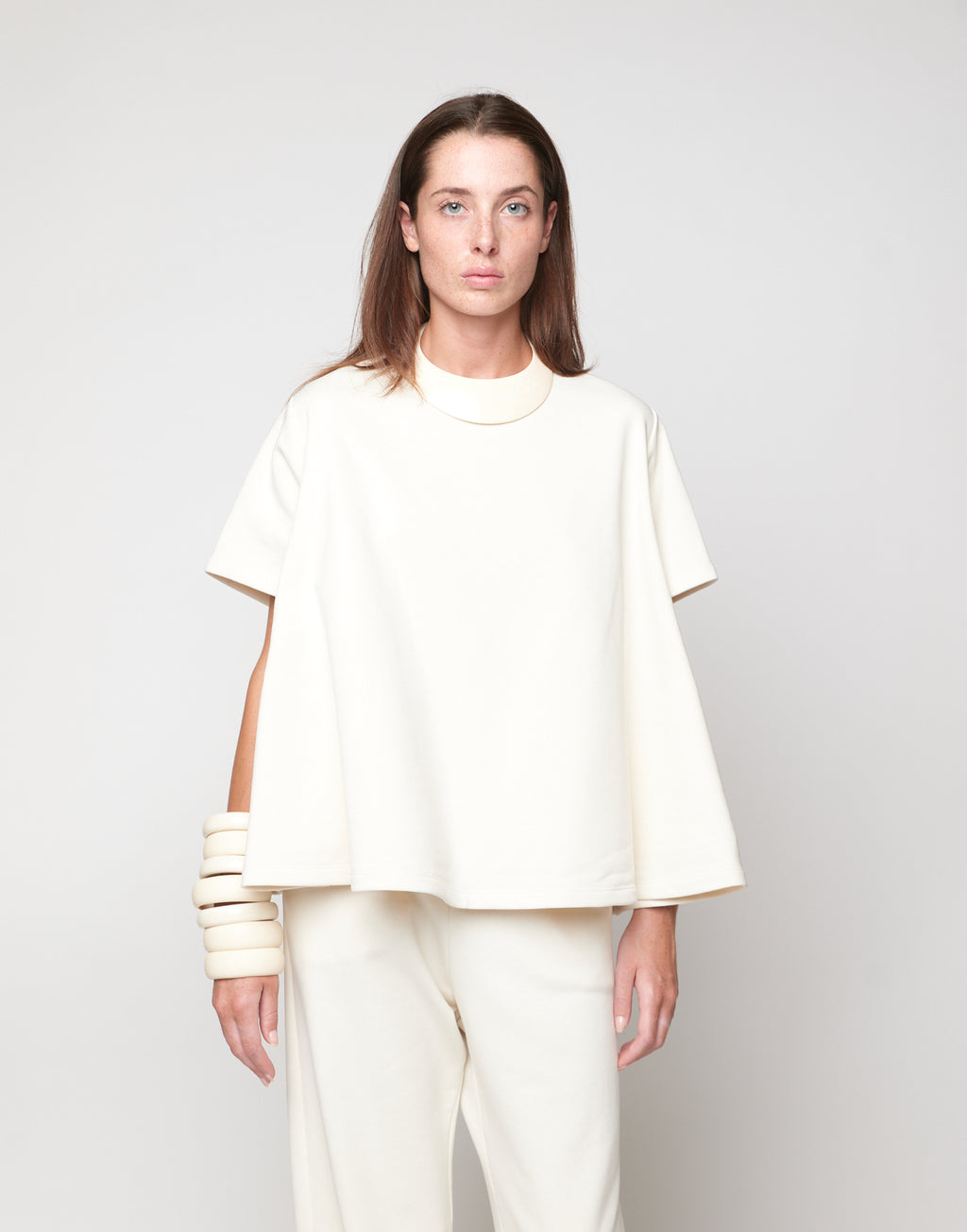 Casacca in Felpa Light con Sottoveste Burro