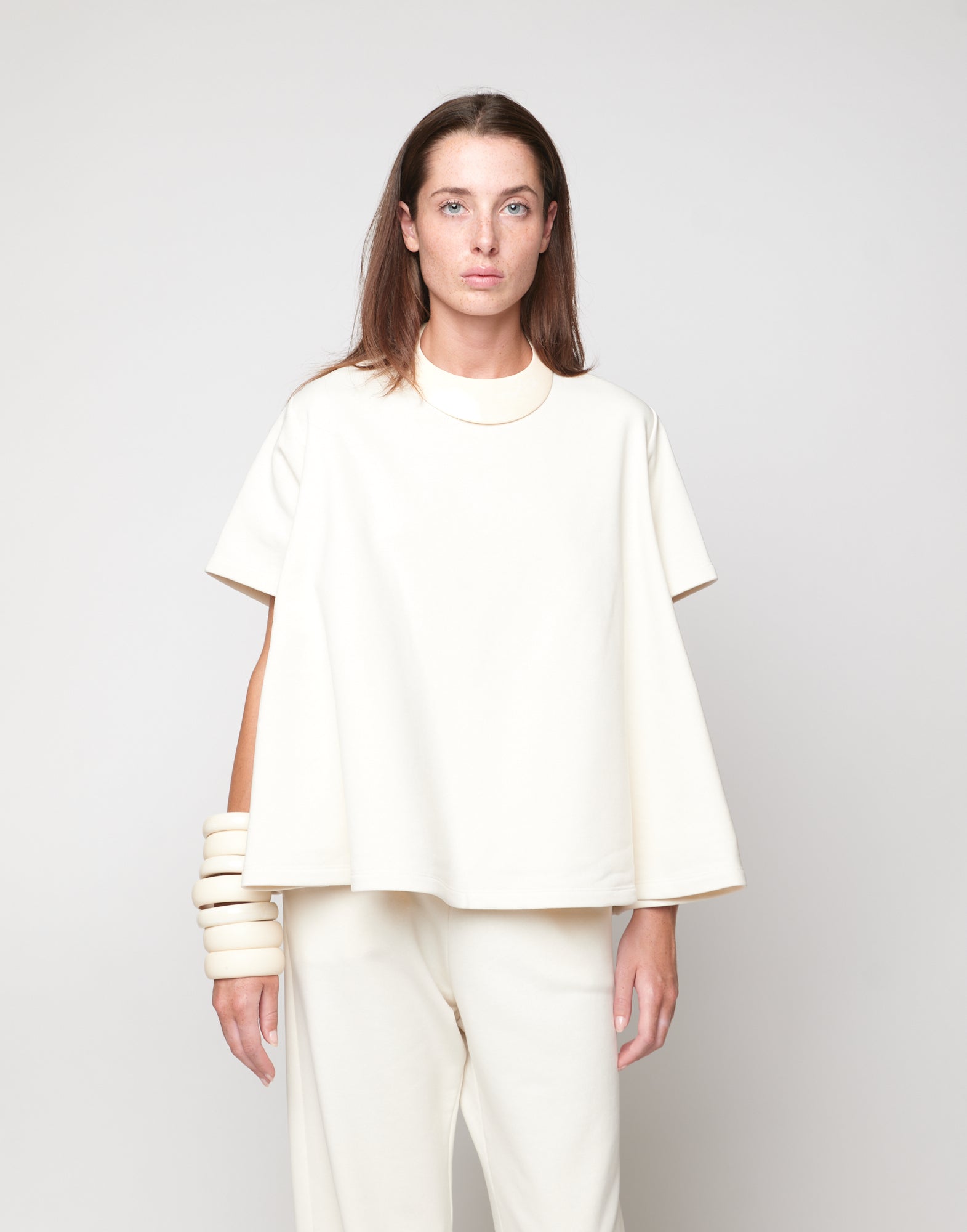 Casacca in Felpa Light con Sottoveste Burro