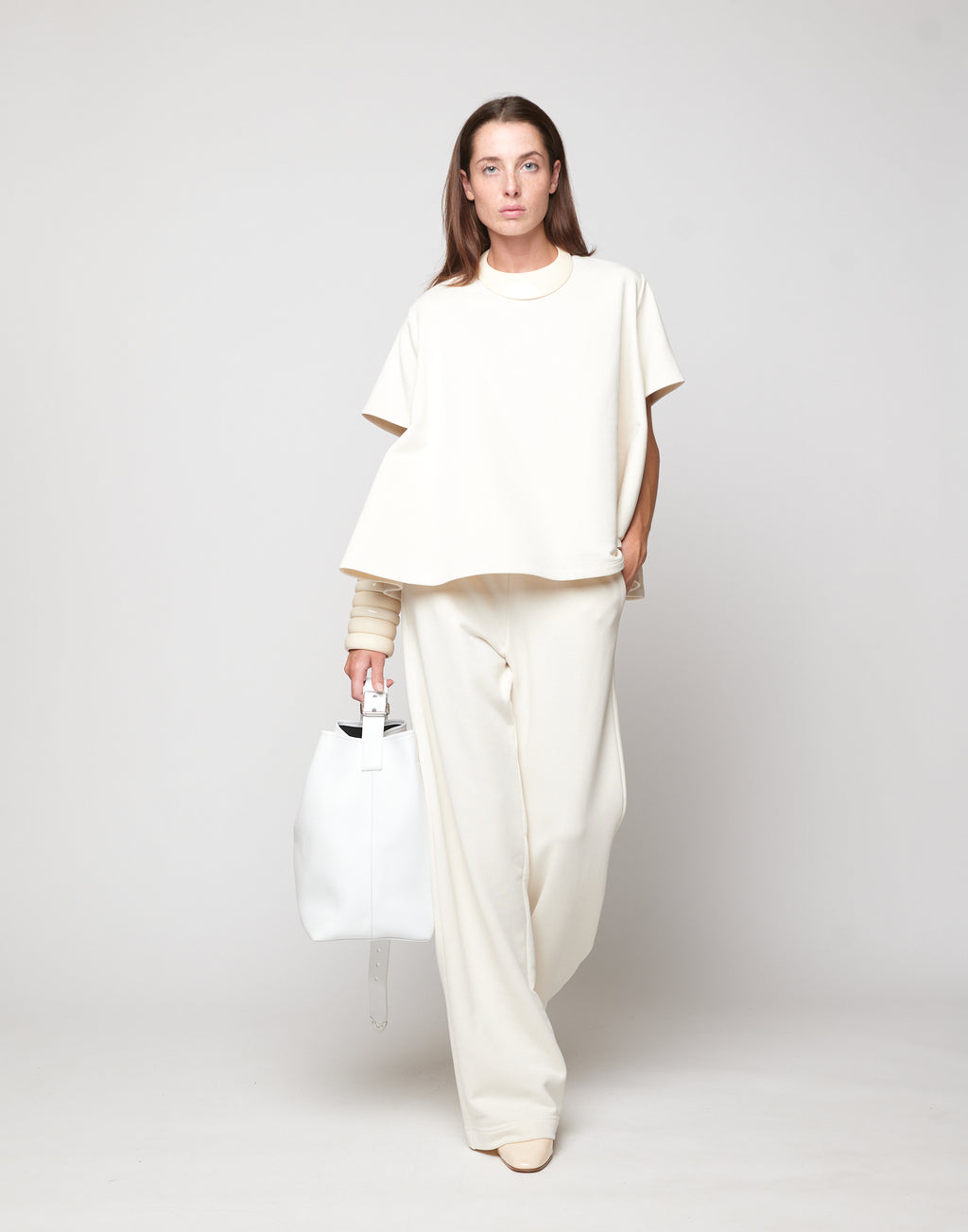 Casacca in Felpa Light con Sottoveste Burro