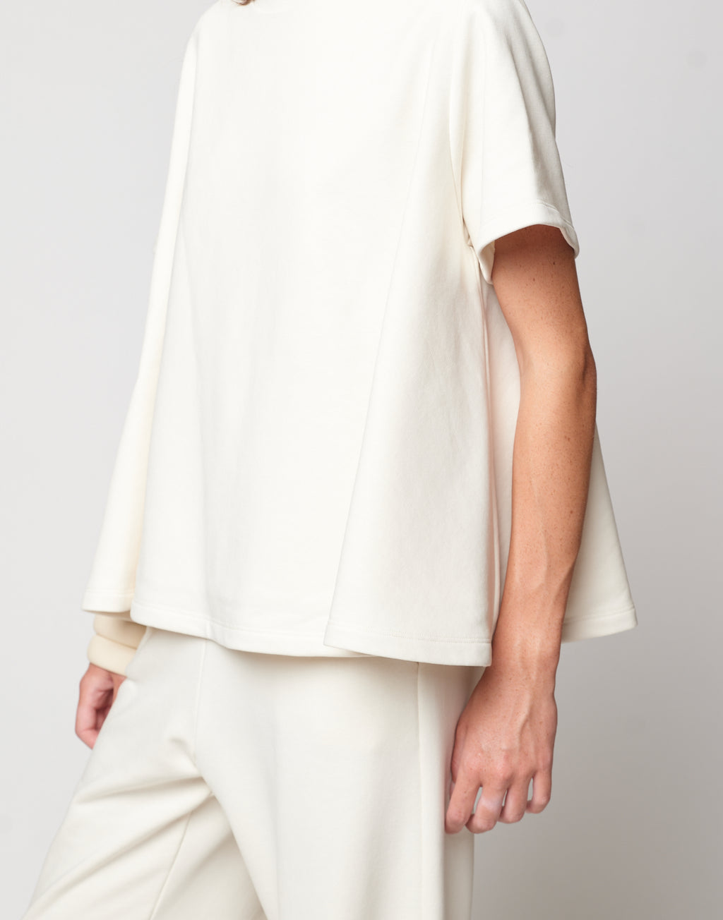 Casacca in Felpa Light con Sottoveste Burro
