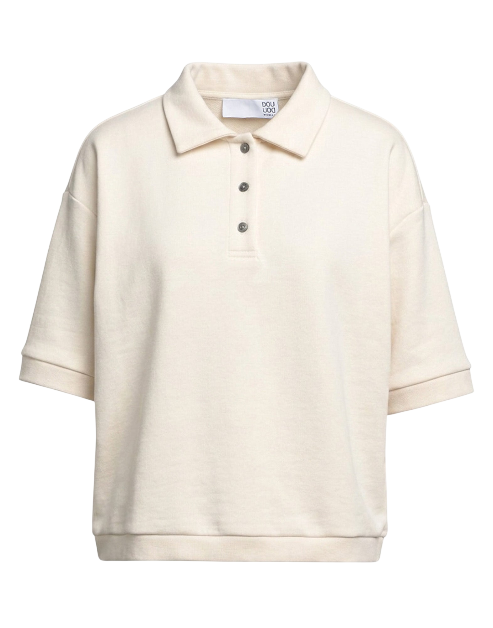 Polo in Felpa Light Logo DD Burro