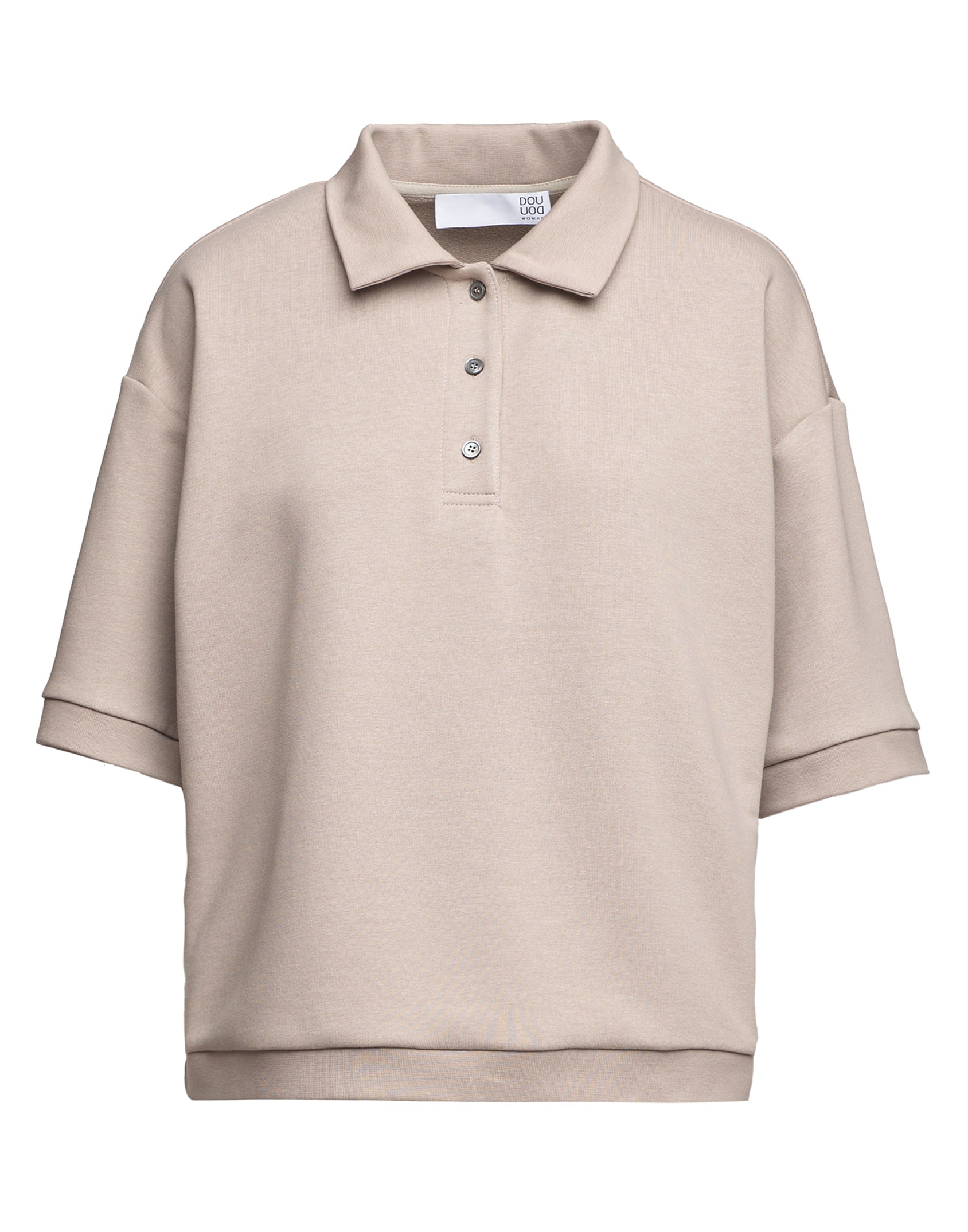 Polo in Felpa Light Logo DD Argilla