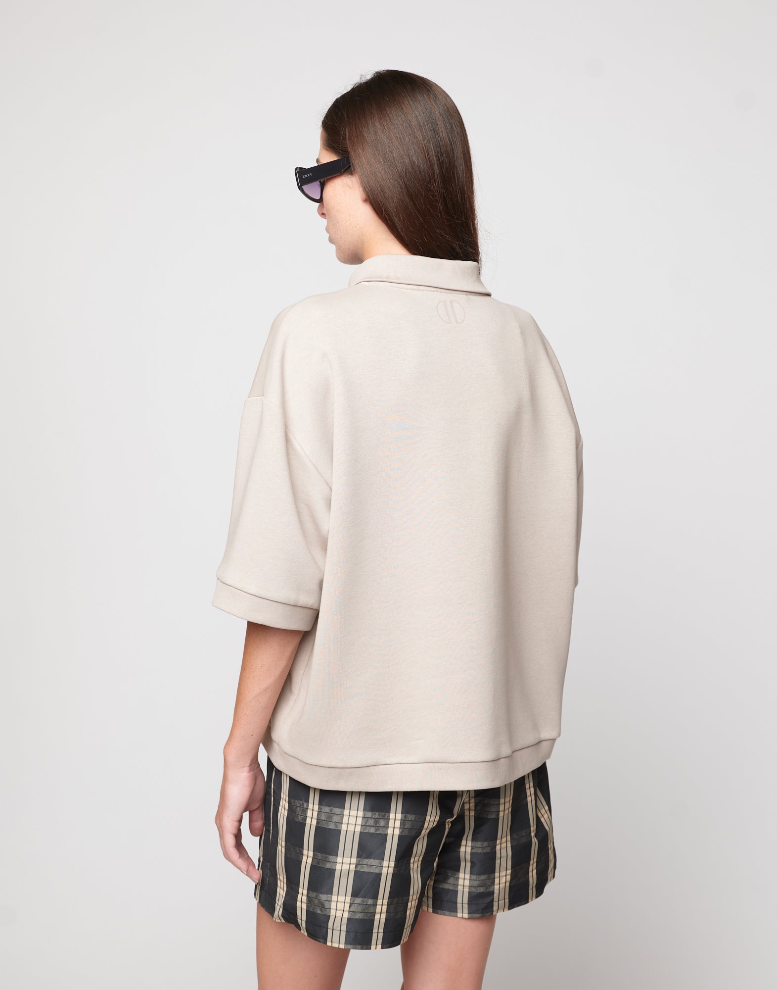 Polo in Felpa Light Logo DD Argilla