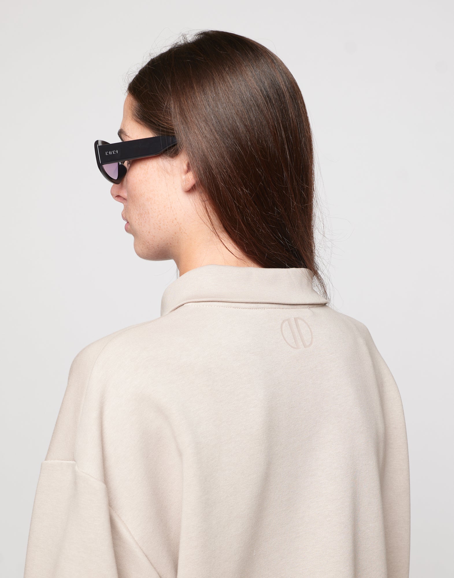 Polo in Felpa Light Logo DD Argilla
