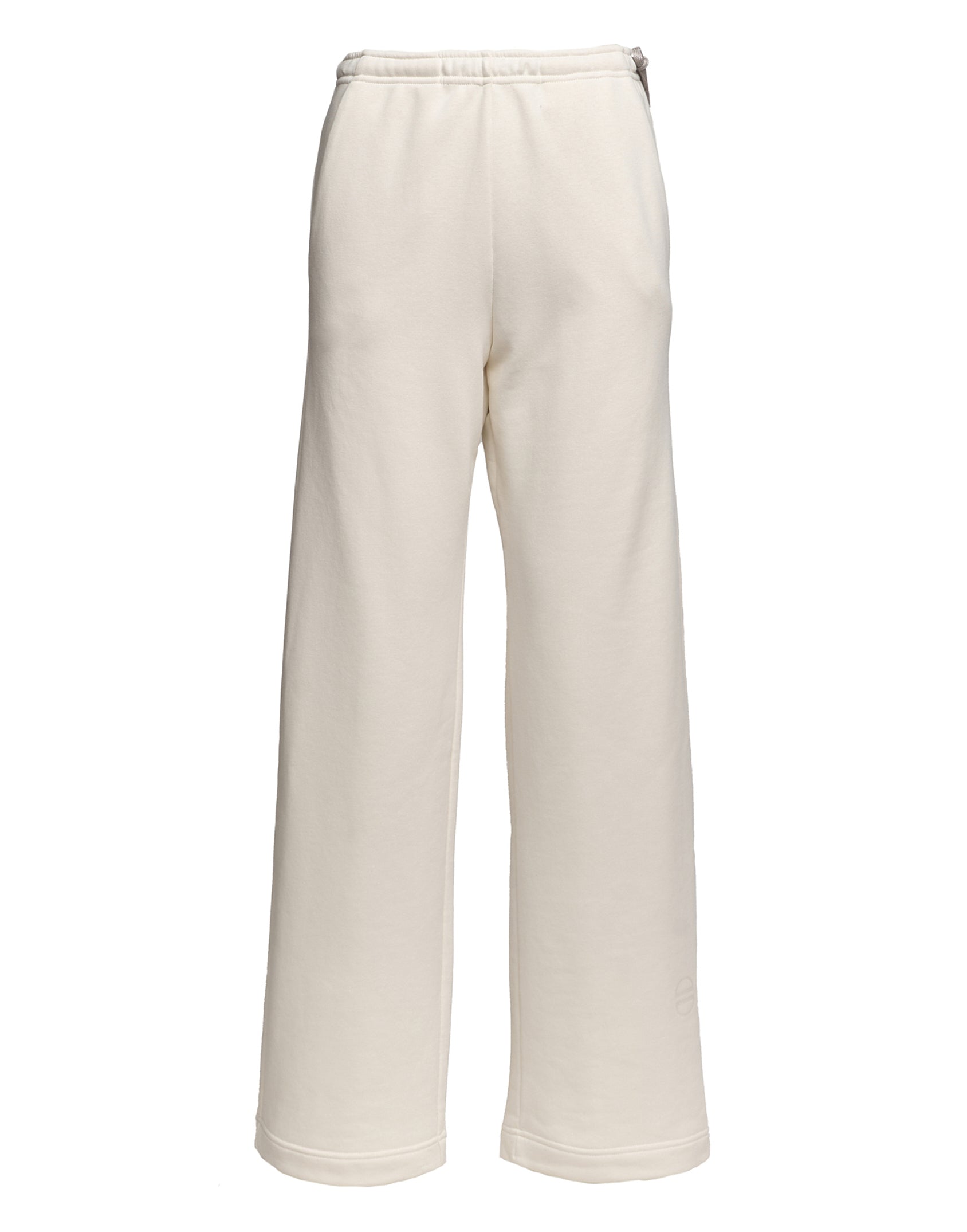 Pantalone Wide in Felpa Light Burro