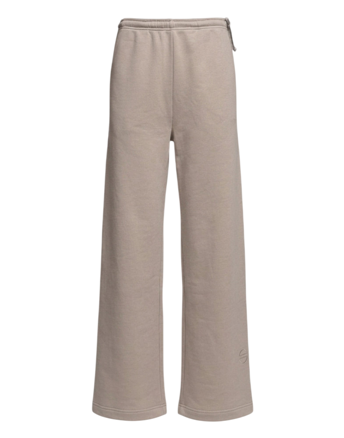 Pantalon large en molleton léger Argile