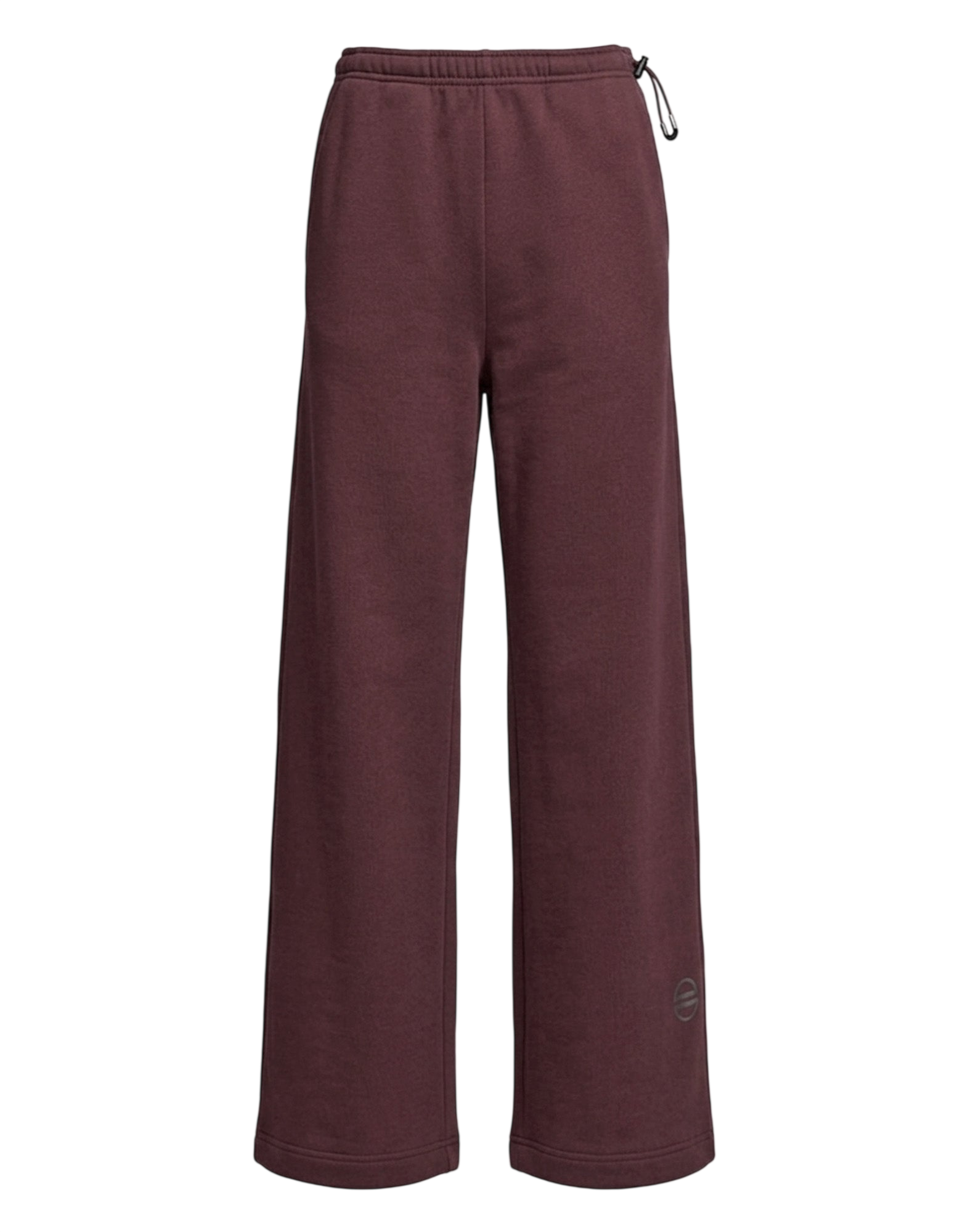 Pantalone Wide in Felpa Light Moro