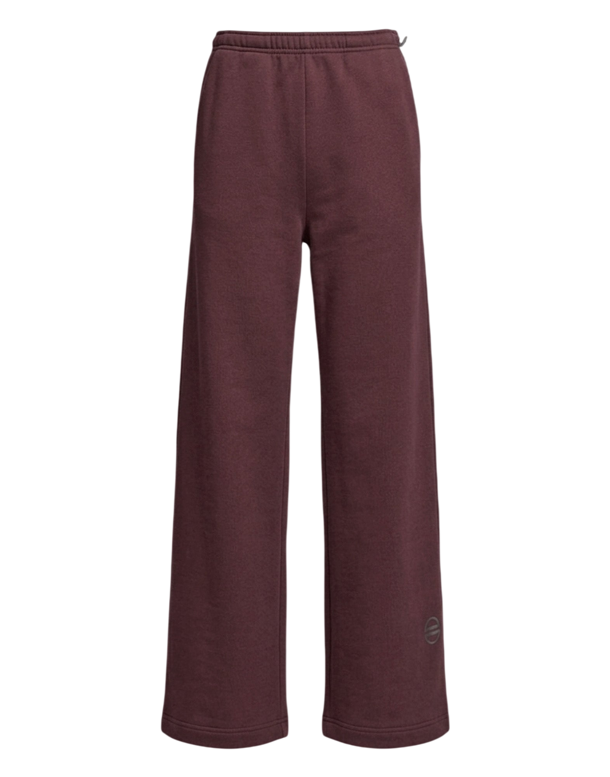 Pantalon large en molleton léger marron foncé
