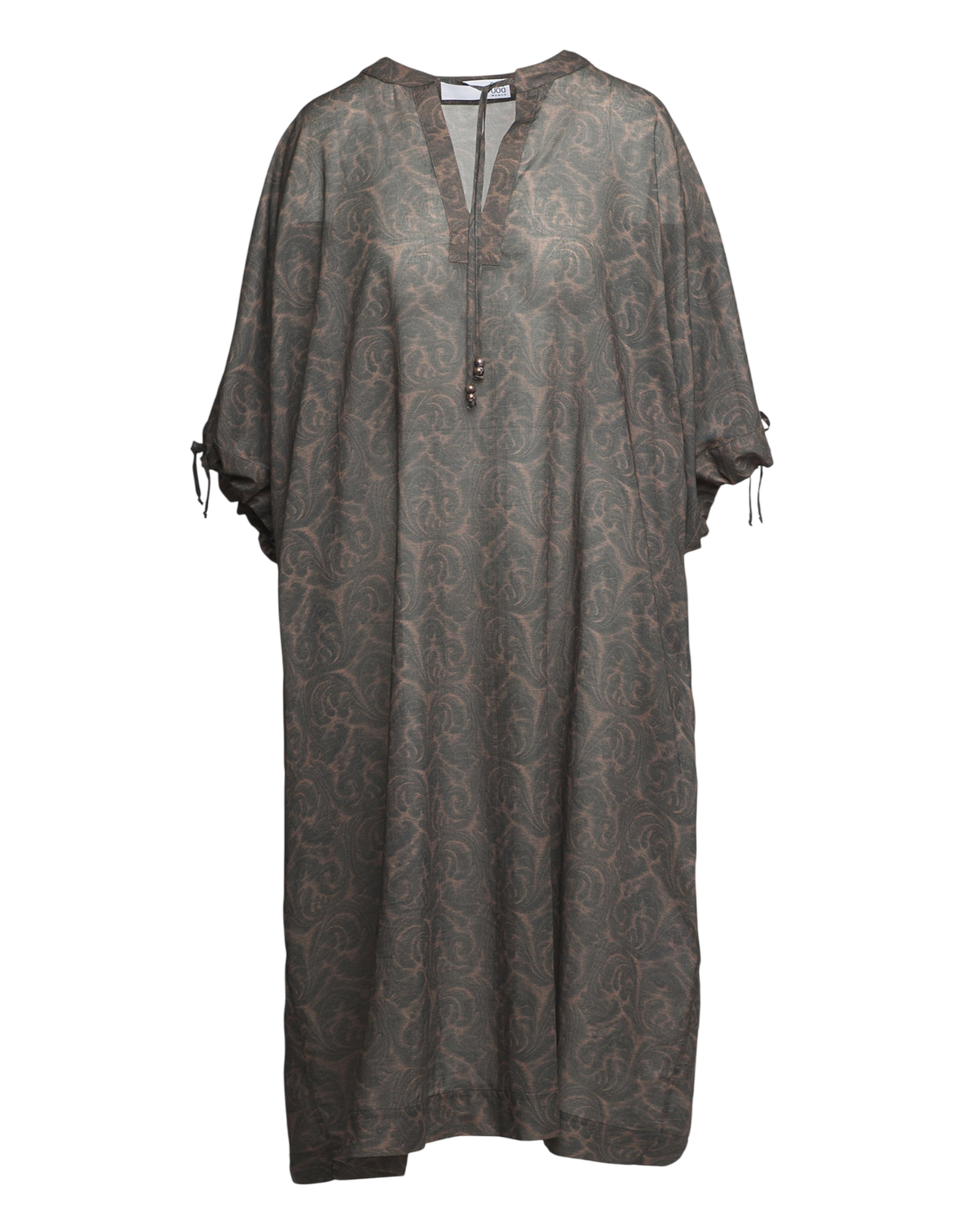 Kaftan Kimono en mousseline imprimé cachemire fonte